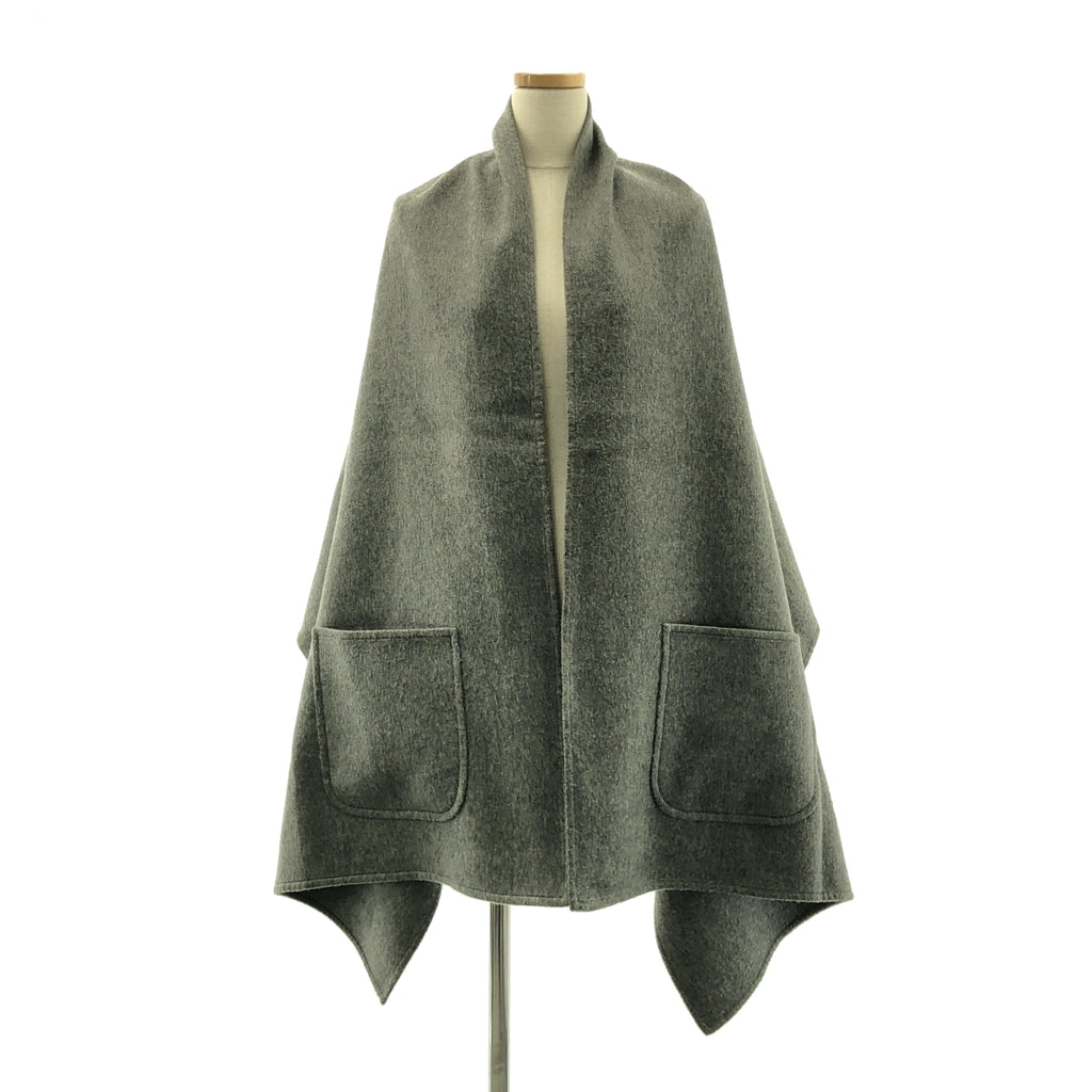 愛馬仕 | Margiela 時期帶口袋的雙面羊絨披肩 |