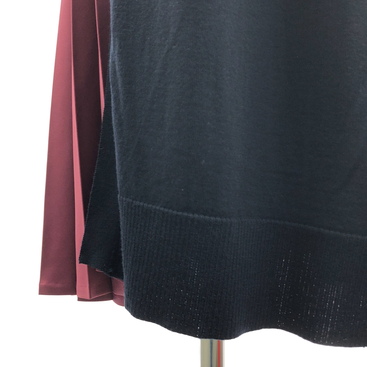 EZUMi / 에즈미 | 주름 도킹 니트 원피스 | M | 여성