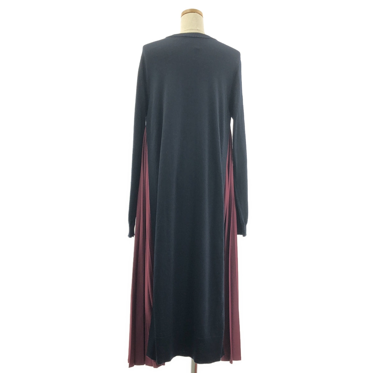 EZUMi / 에즈미 | 주름 도킹 니트 원피스 | M | 여성