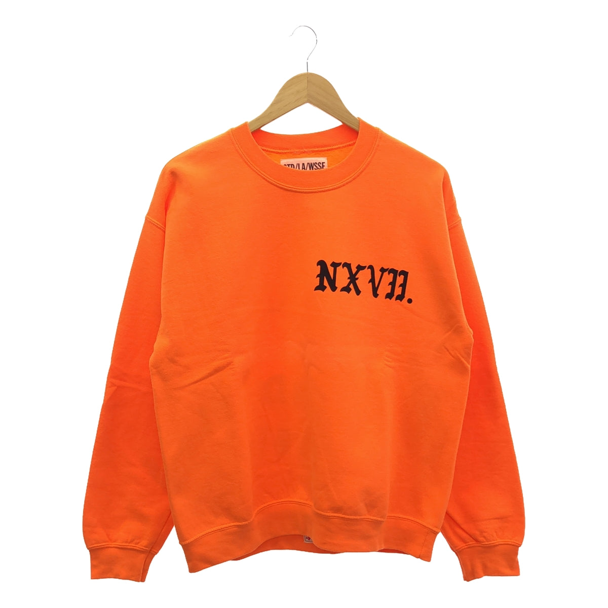 NEXUSVII. / Nexus Seven | Double-sided logo crew neck sweatshirt pullover | 46 | Orange | Men's