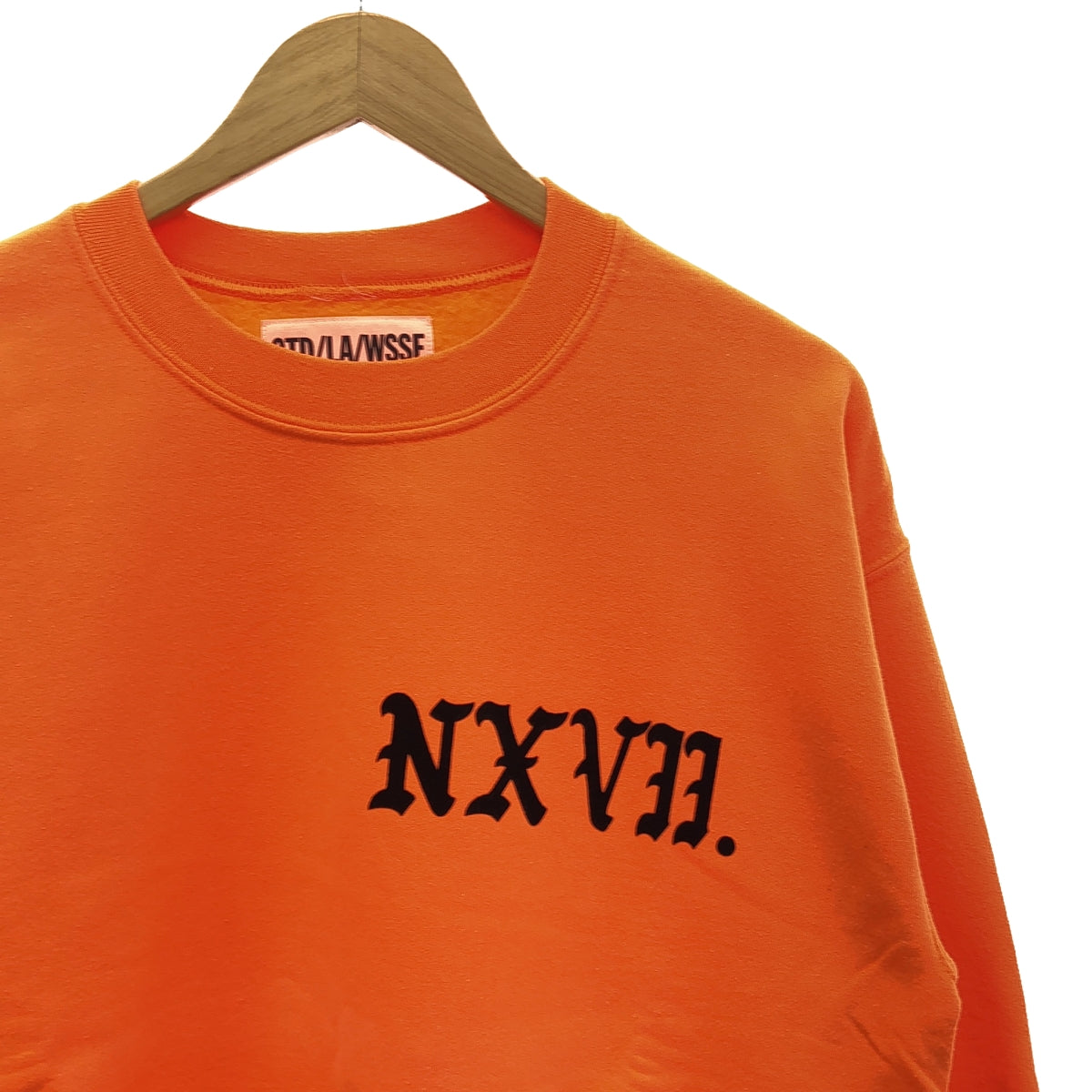 NEXUSVII. / Nexus Seven | Double-sided logo crew neck sweatshirt pullover | 46 | Orange | Men's