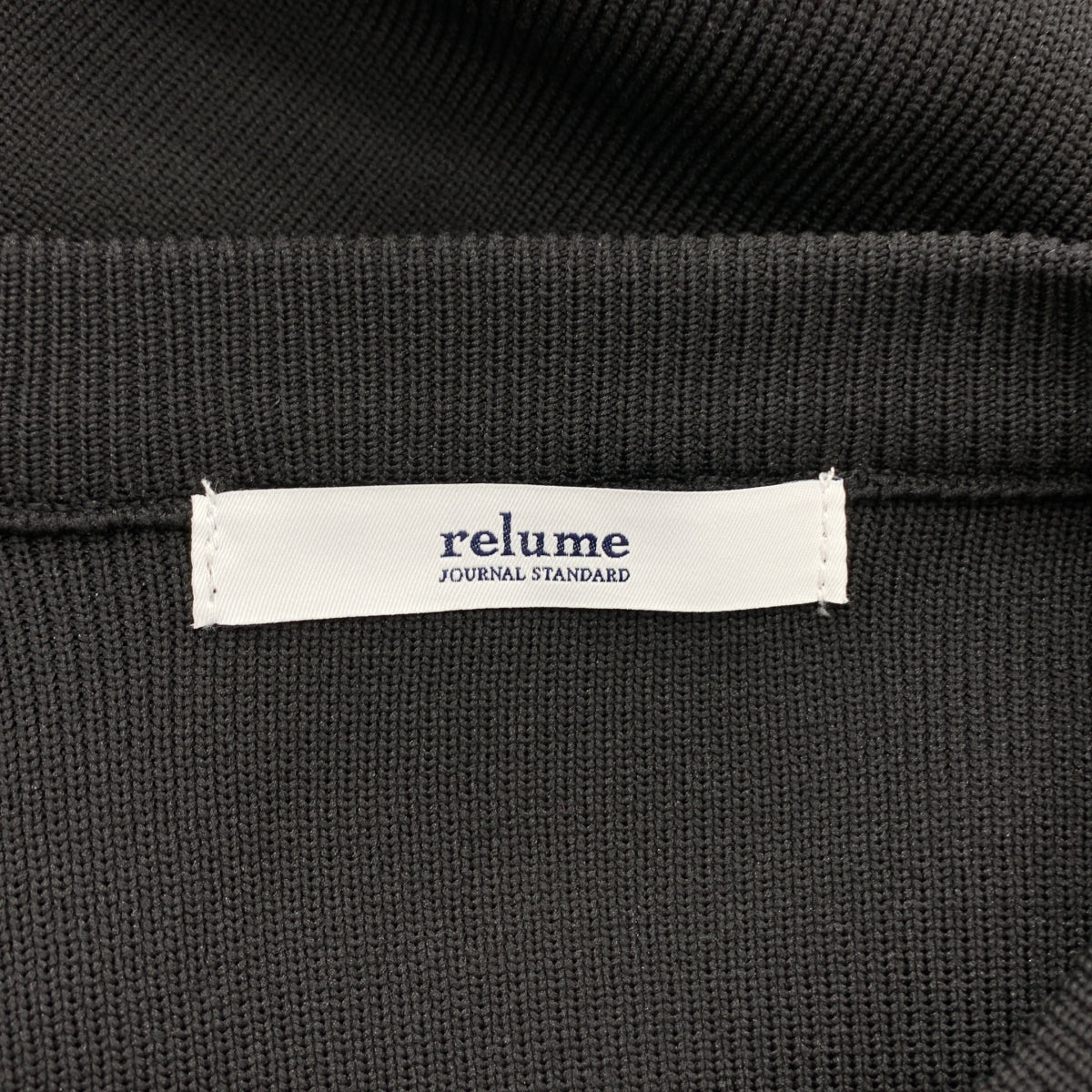 JOURNAL STANDARD 履歷 | 2024 秋冬 | 可水洗海綿針織圓領開襟衫 | F 碼 | 女款