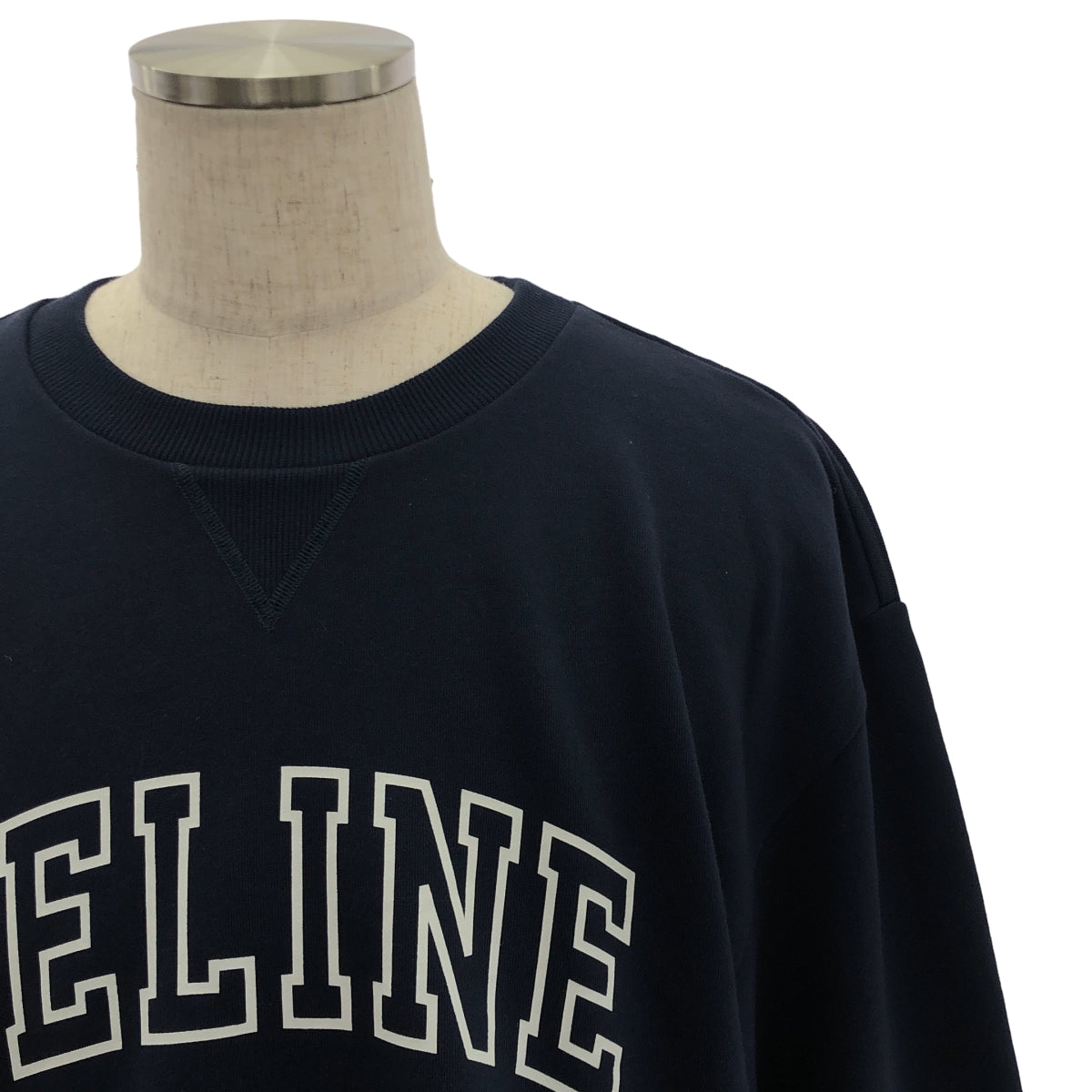 CELINE / 셀린느 | 2024SS | CREWNECK LOOSE PULL / 오버 실루엣 로고 스웨트 트레이너 | XL | 남성