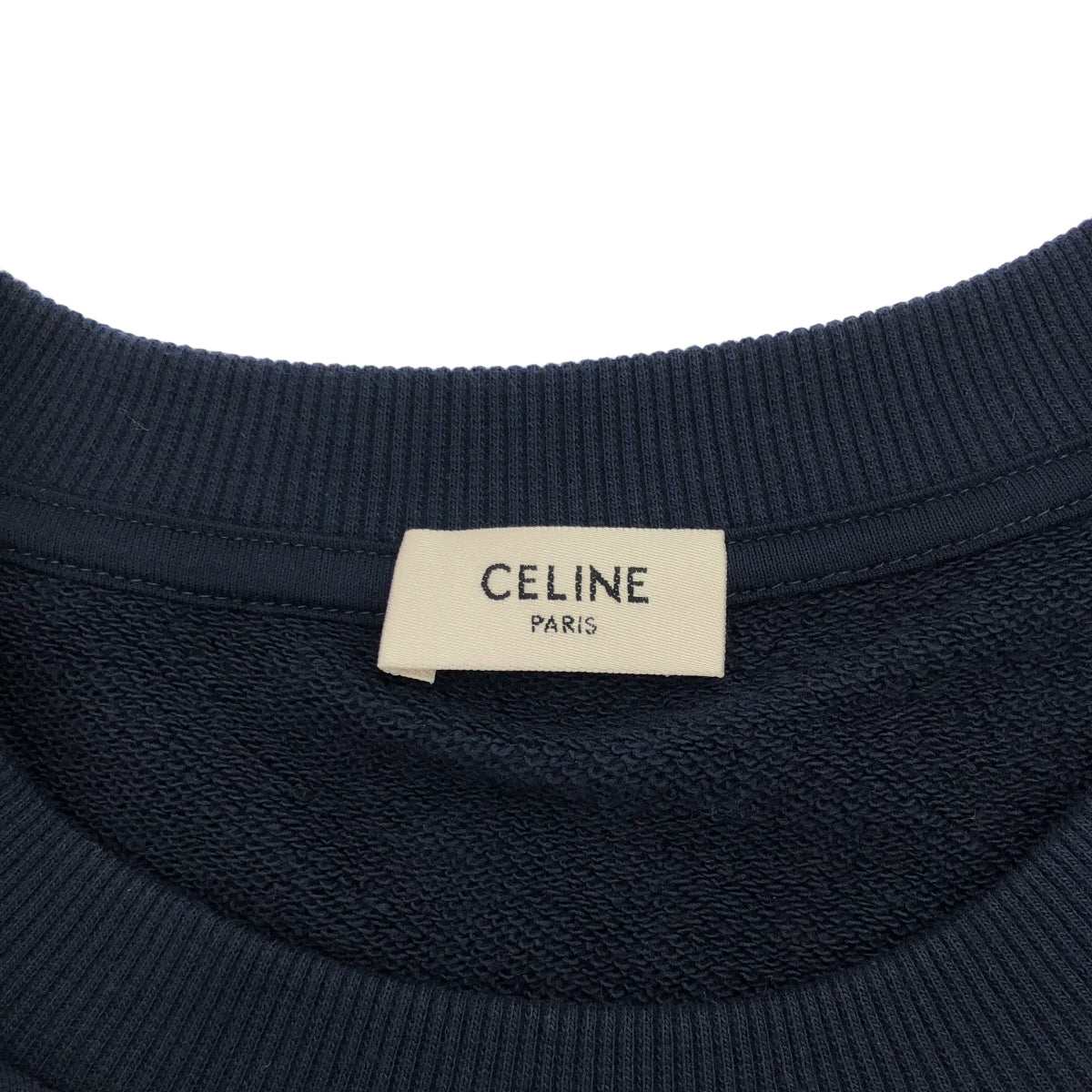 CELINE / 셀린느 | 2024SS | CREWNECK LOOSE PULL / 오버 실루엣 로고 스웨트 트레이너 | XL | 남성