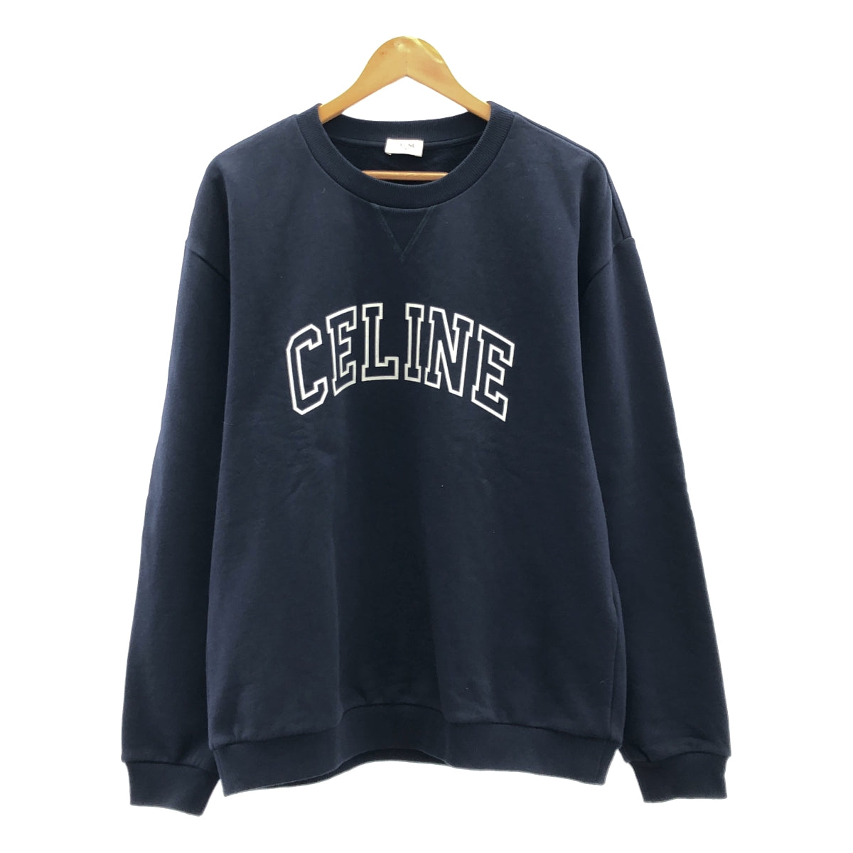 CELINE / 셀린느 | 2024SS | CREWNECK LOOSE PULL / 오버 실루엣 로고 스웨트 트레이너 | XL | 남성