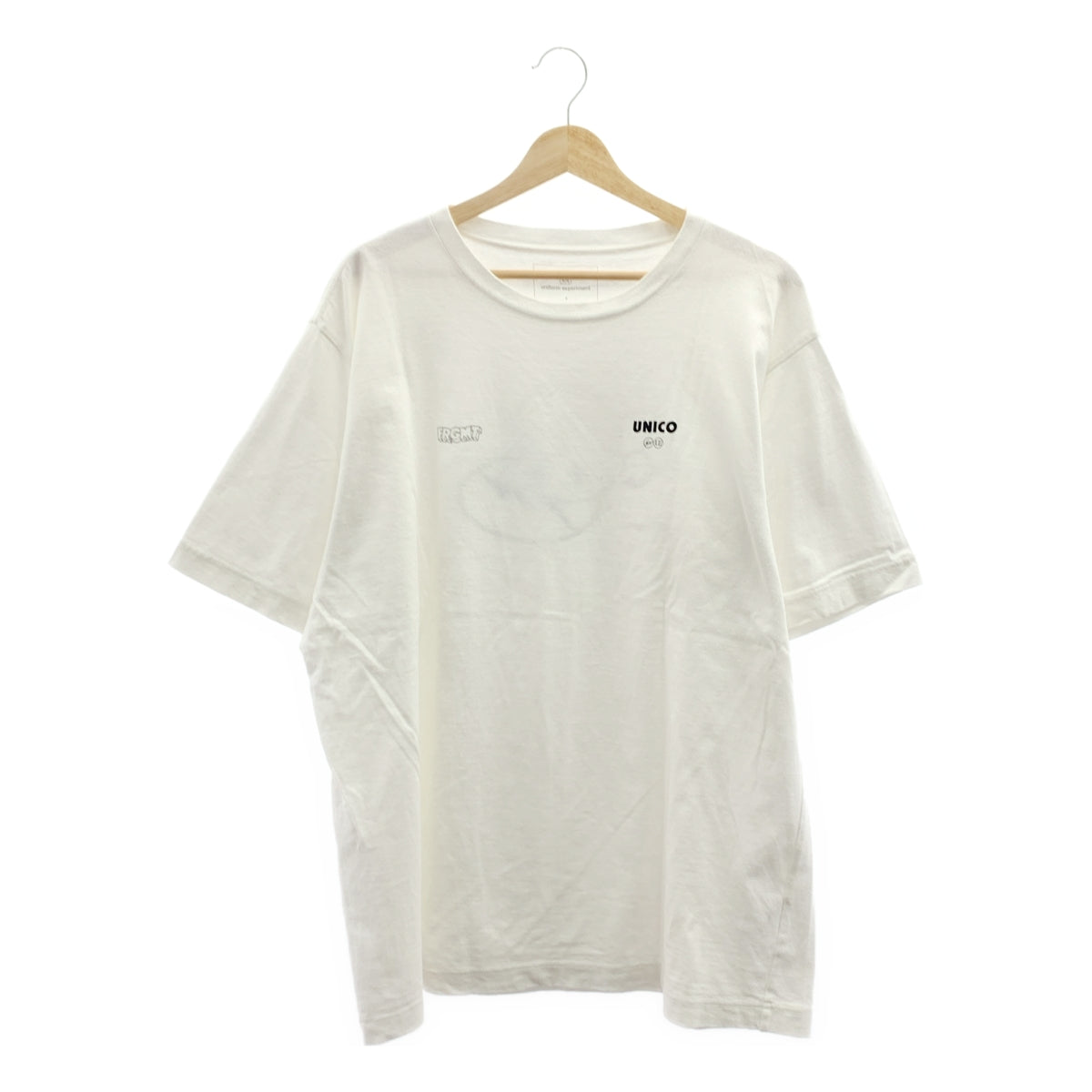uniform experiment / ユニフォームエクスペリメント | 2022SS | × FRAGMENT DESIGN ブラグメントデザインコラボ UNICO WIDE TEE ワイド プリントTシャツ | 4 | メンズ