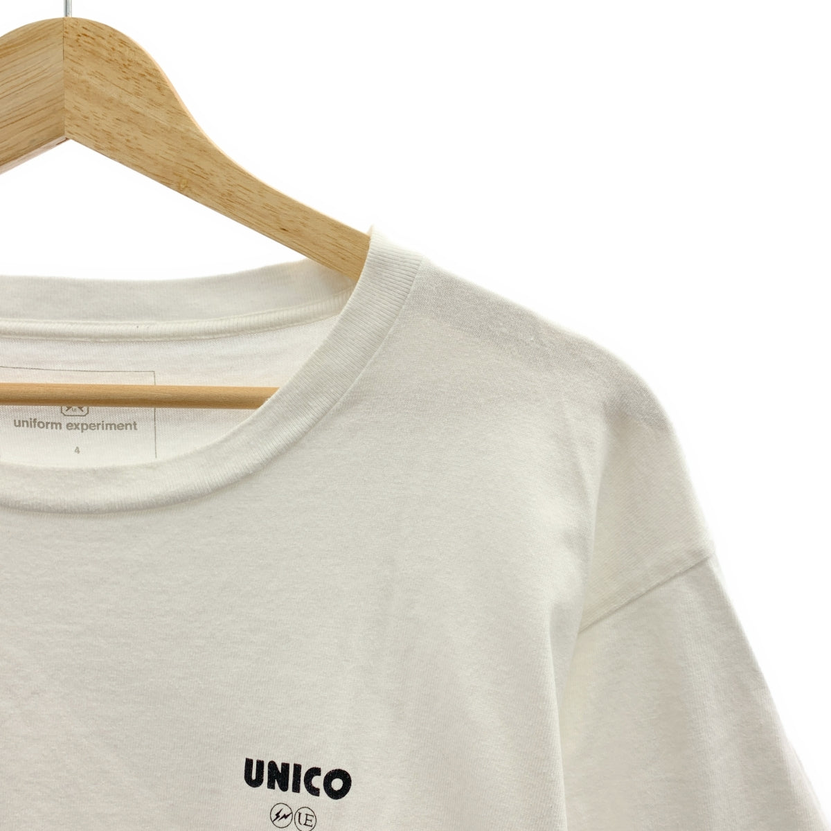 uniform experiment / ユニフォームエクスペリメント | 2022SS | × FRAGMENT DESIGN ブラグメントデザインコラボ UNICO WIDE TEE ワイド プリントTシャツ | 4 | メンズ