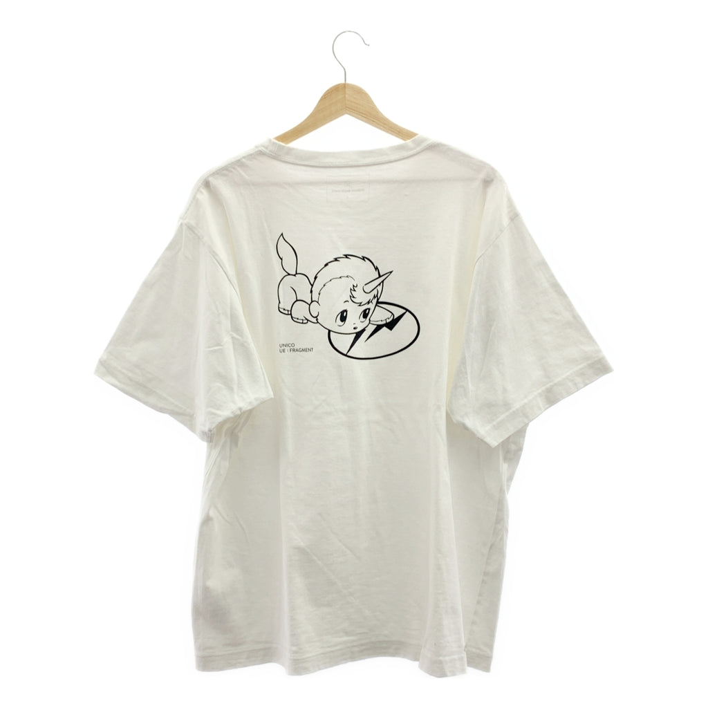 uniform experiment / ユニフォームエクスペリメント | 2022SS | × FRAGMENT DESIGN ブラグメントデザインコラボ UNICO WIDE TEE ワイド プリントTシャツ | 4 | メンズ