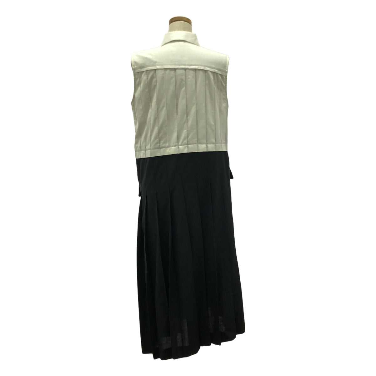 sacai / Sacai | 2024 | Suiting x Cotton Poplin Dress Docking Dress | 1 | Women's