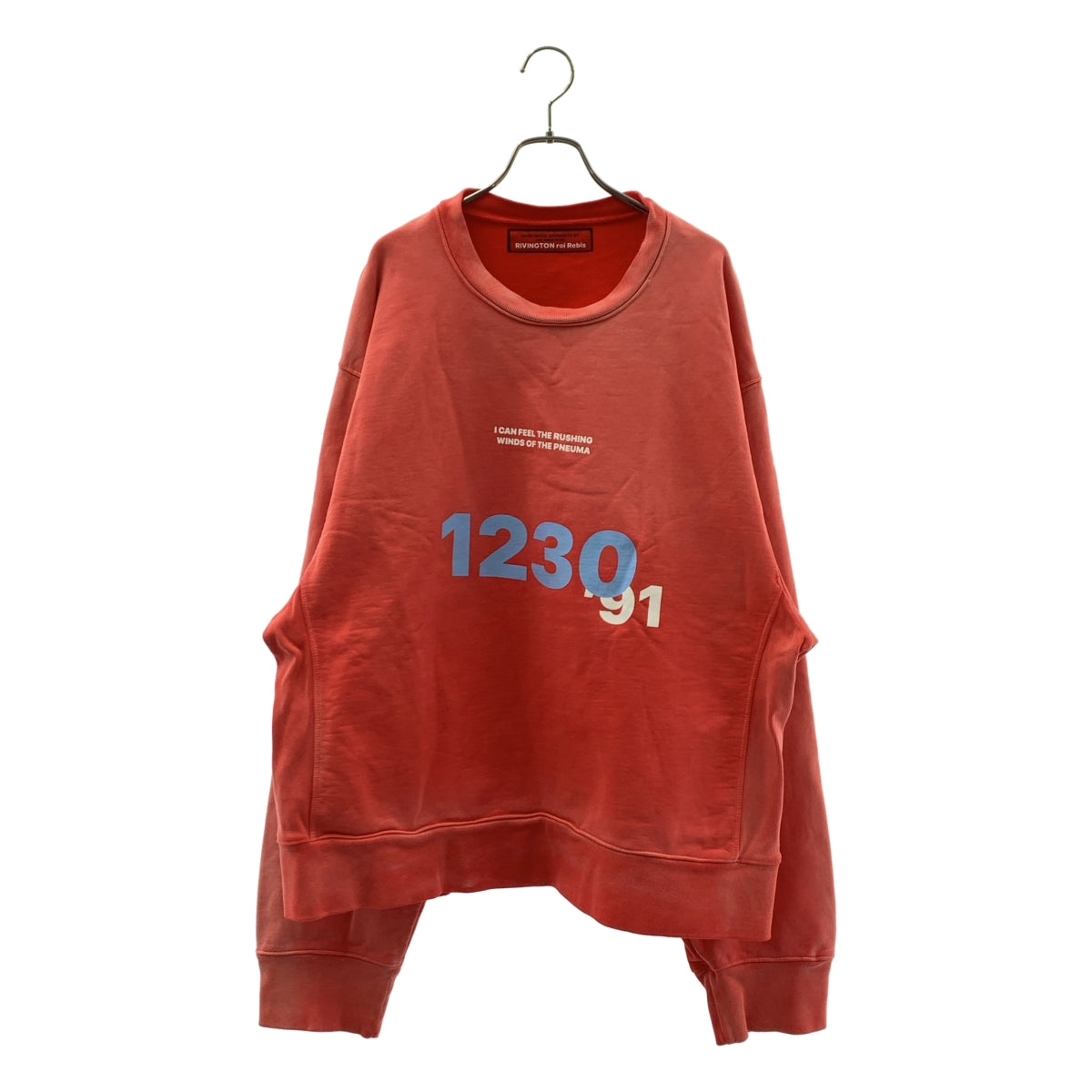 RRR123 RIVINGTON roi Rebis / リヴィントンロイレビス | UNION 30周年記念モデル ダメージ加工 スウェット | 2 | レッド | メンズ