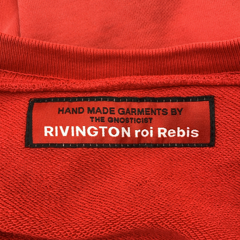 RRR123 RIVINGTON roi Rebis / リヴィントンロイレビス | UNION 30周年記念モデル ダメージ加工 スウェット | 2 | レッド | メンズ