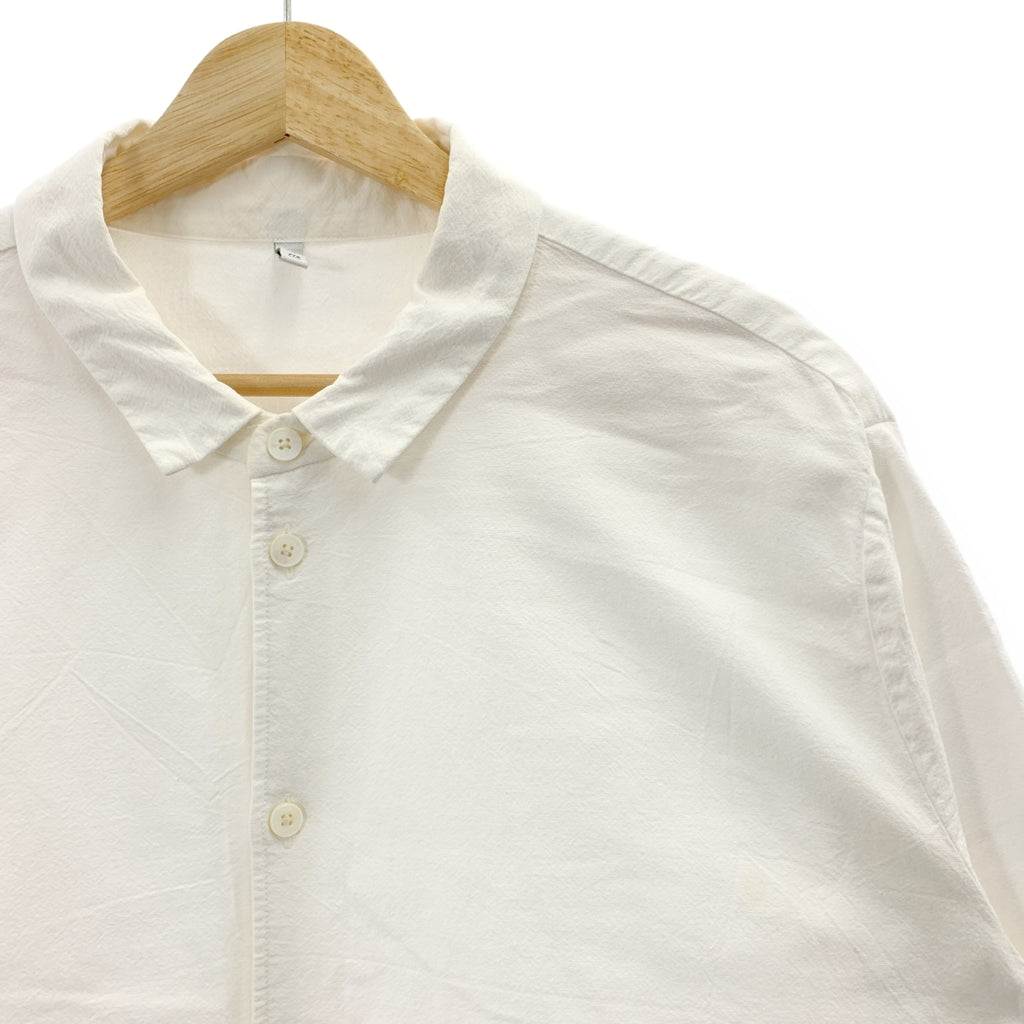 FIRMUM / フィルマム | コットン オーバーサイズ シャツ | M |