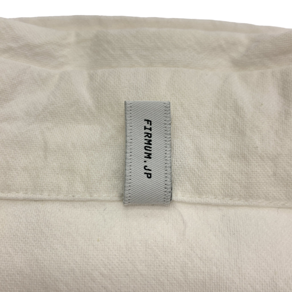 FIRMUM / フィルマム | コットン オーバーサイズ シャツ | M |