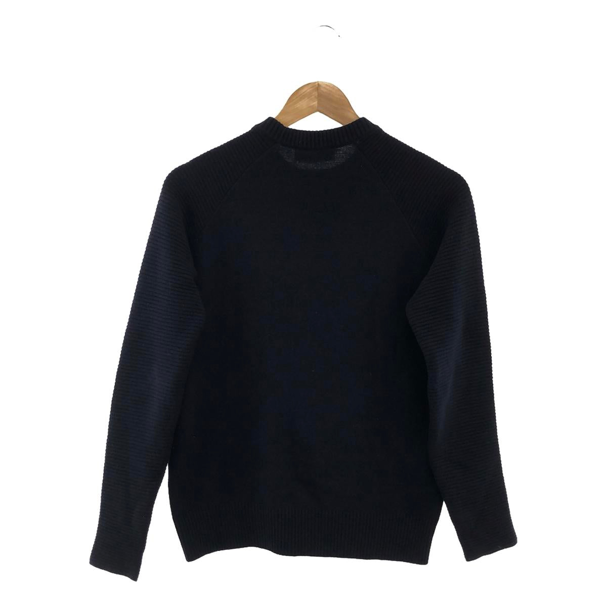 AMI Alexandre Mattiussi | Crewneck Knit Pullover | S | Navy | Men's