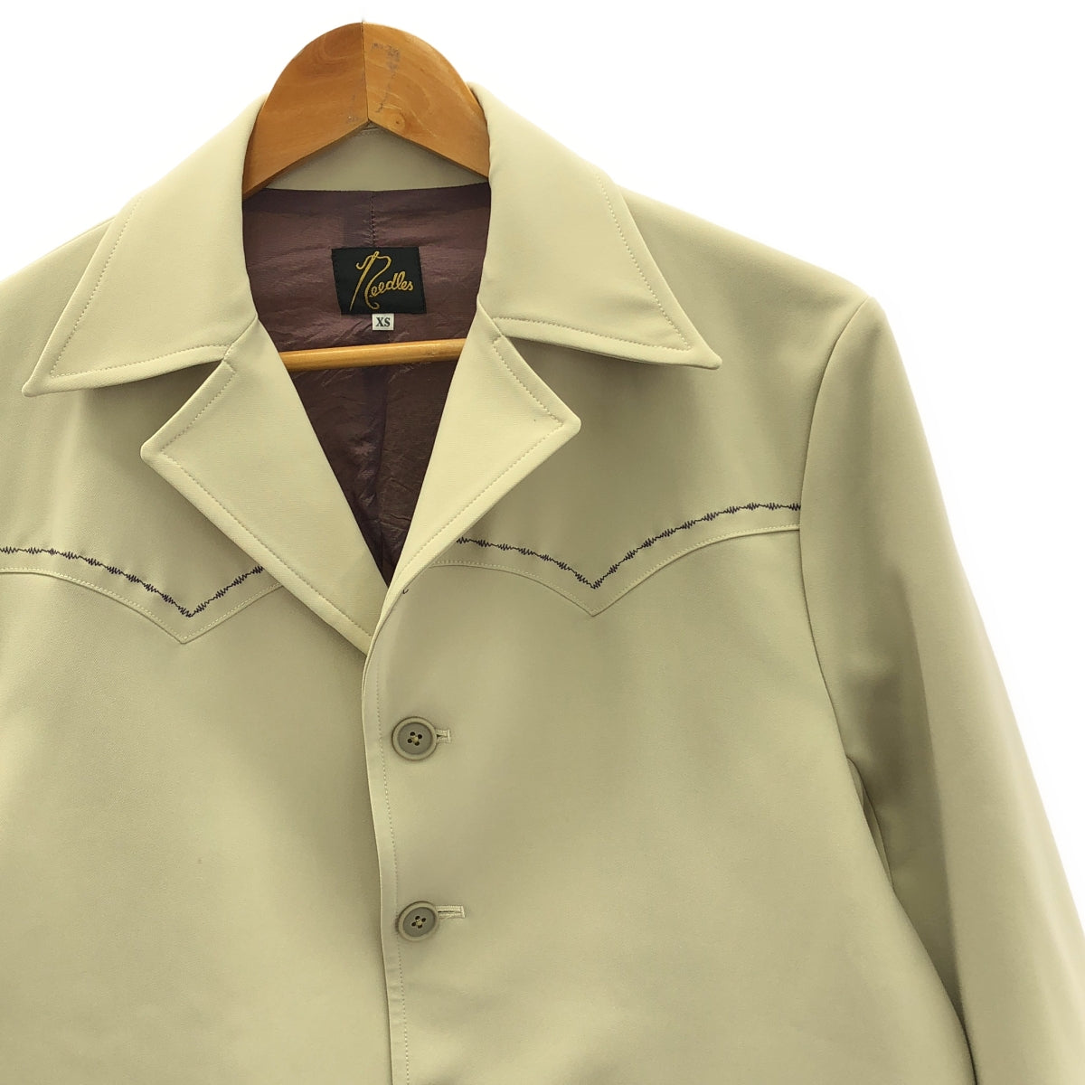 Needles / ニードルス | 2022SS | Western Leisure Jacket ウエスタン レジャー ジャケット | XS | ベージュ | メンズ