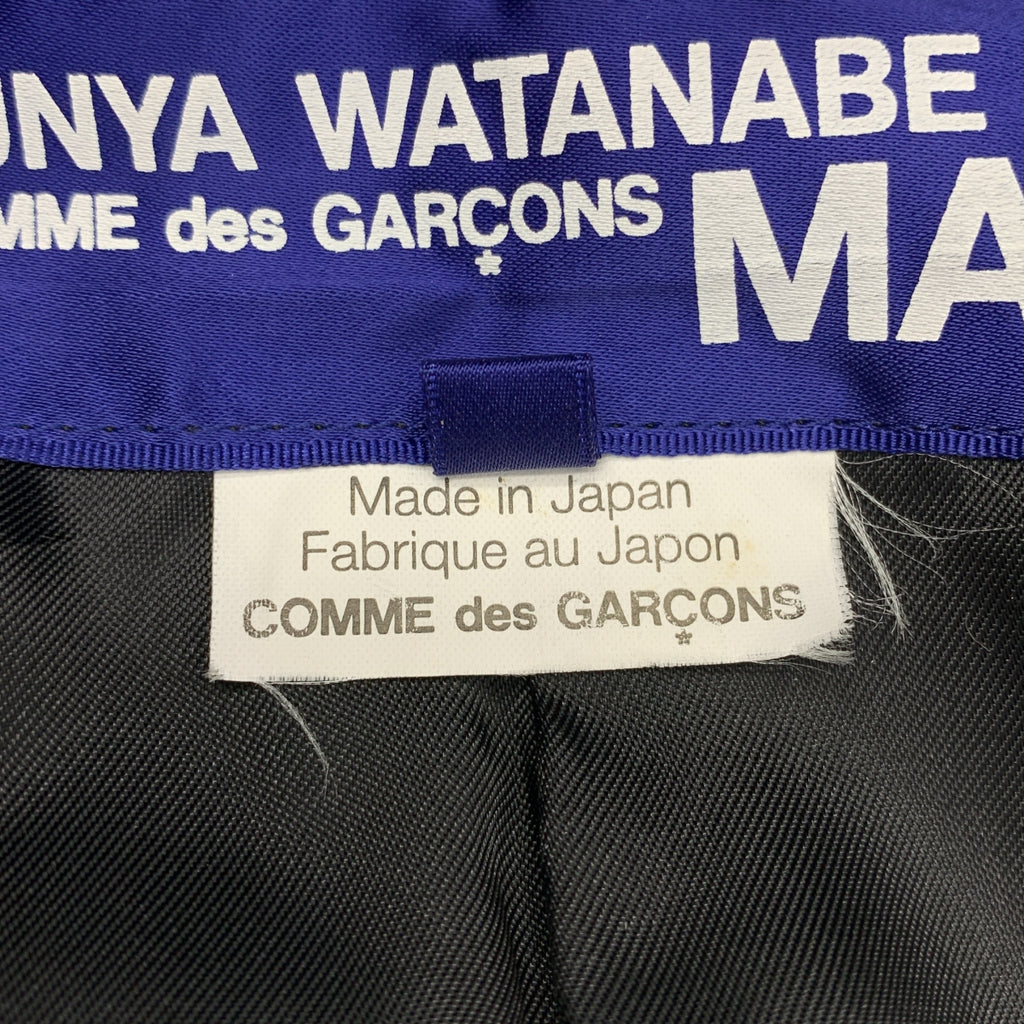 JUNYAWATANABE COMMEdesGARCONS MAN / ジュンヤワタナベマン | 2011AW | カウレザー チェック コーデュロイ切替 ジャケット | XS | メンズ