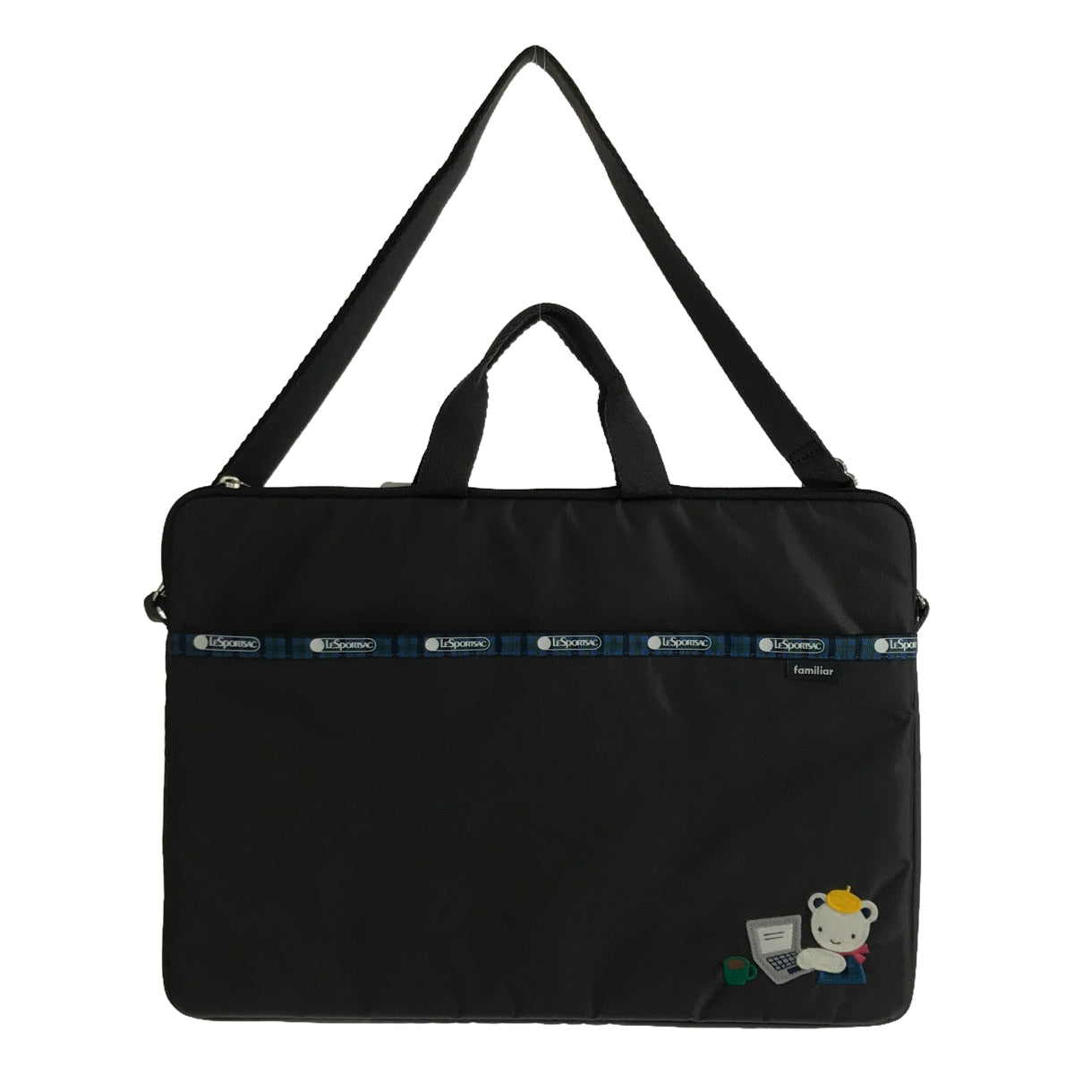 LeSportsac / レスポートサック | × familiar / ファミリア 2way ショルダー付き PC ハンドバッグ |
