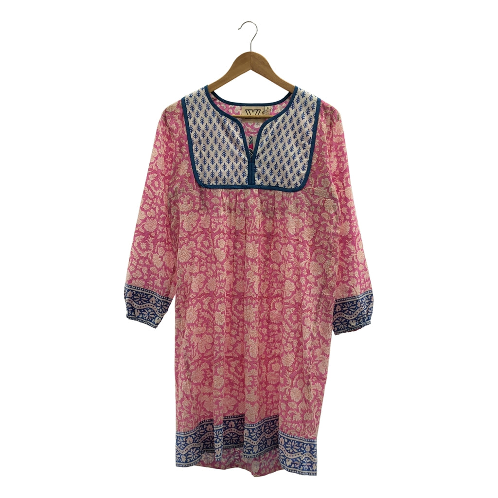 SZ 印花 | 全身褶皺洋裝 | S 碼 | 女裝