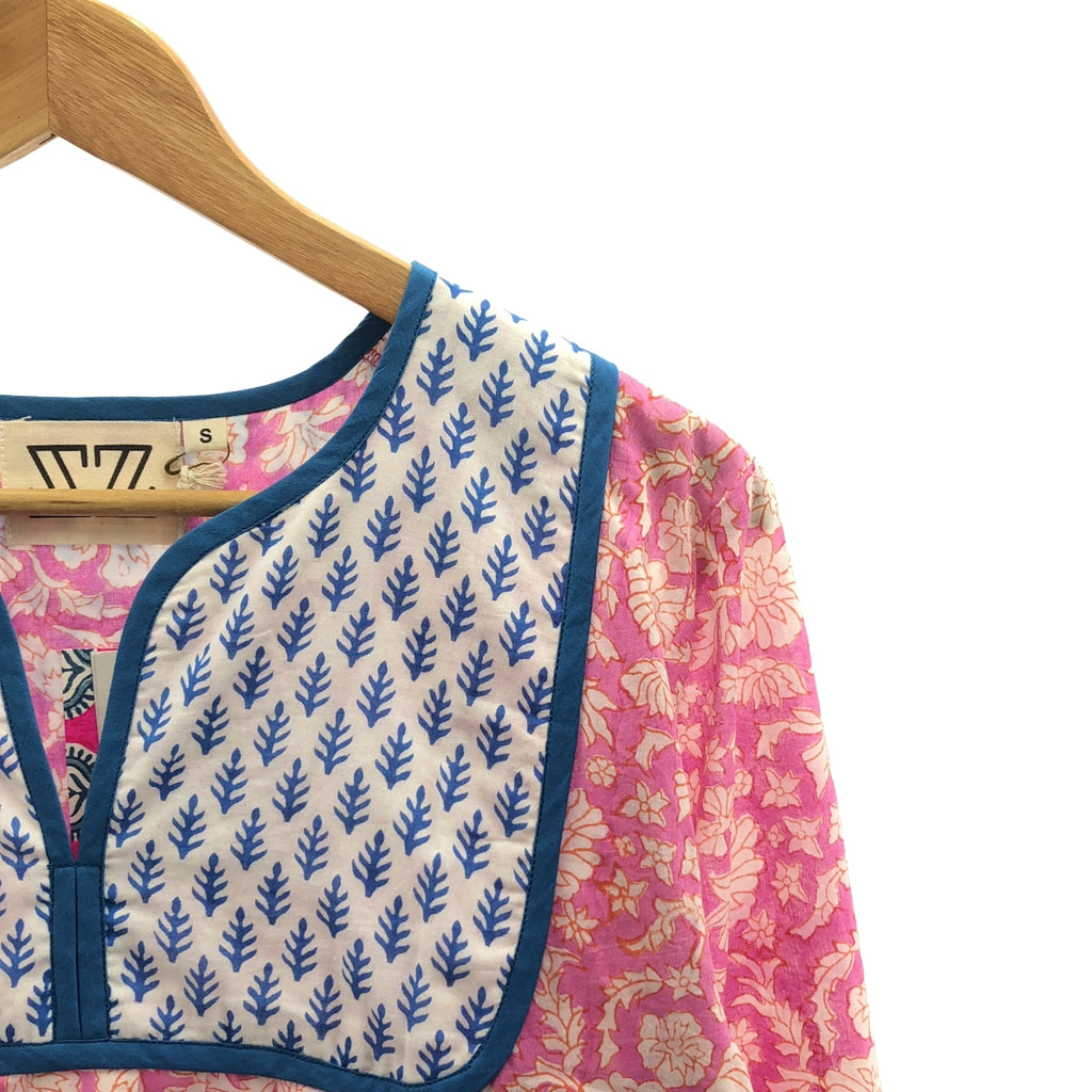 SZ 印花 | 全身褶皺洋裝 | S 碼 | 女裝