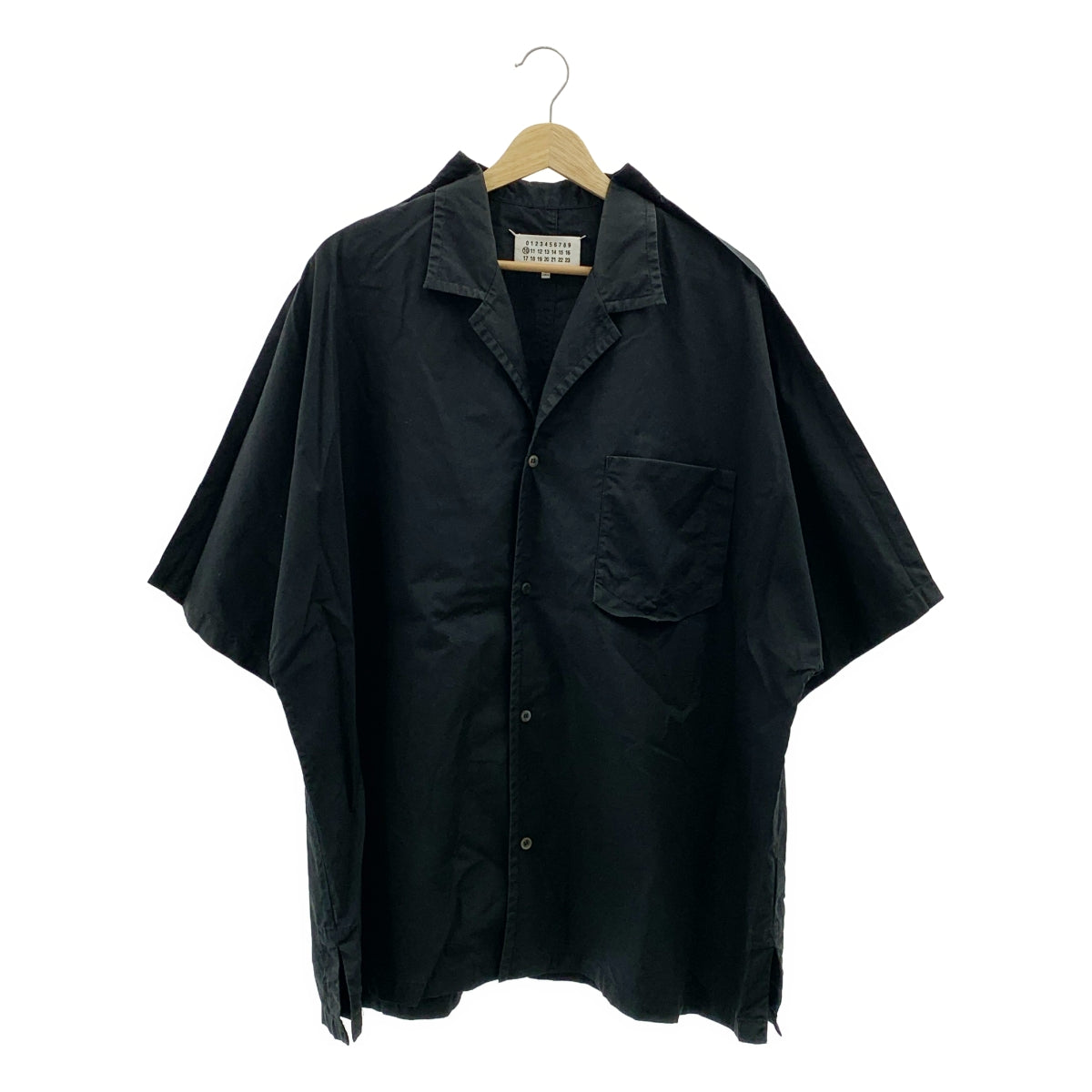 Maison Margiela / 메종 마르젤라 | 2020SS | 코튼 포플린 오버 사이즈 오픈 컬러 셔츠 | 38 |