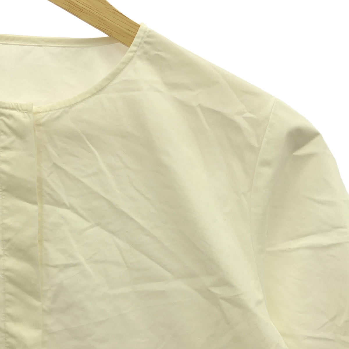 RIM.ARK / 邊緣方舟 |褶皺量SH 褶皺量襯衫| 36 |白色 |女的