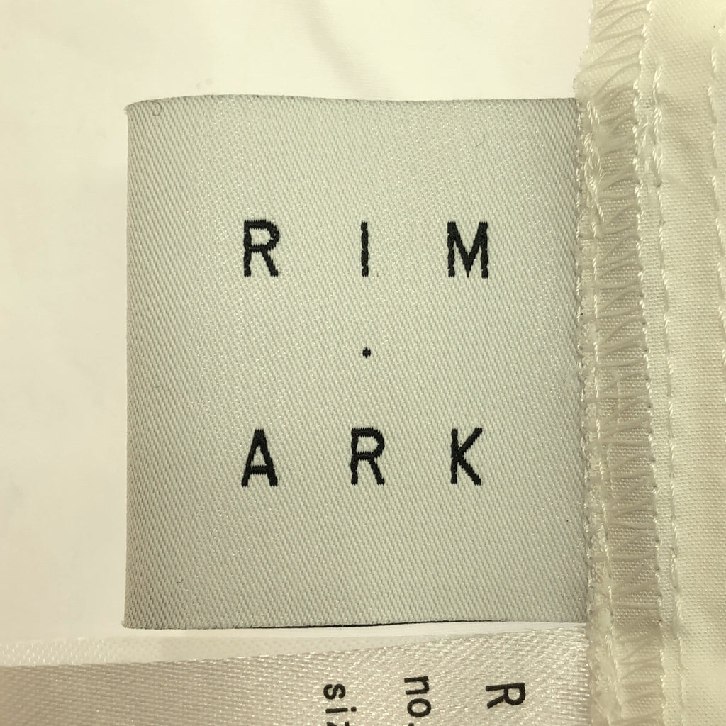 RIM.ARK / リムアーク | Shirring volume SH シャーリング ボリューム シャツ | 36 | ホワイト | レディース