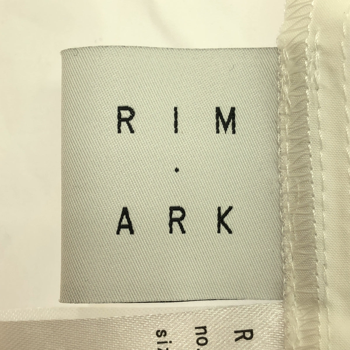 RIM.ARK / 邊緣方舟 |褶皺量SH 褶皺量襯衫| 36 |白色 |女的