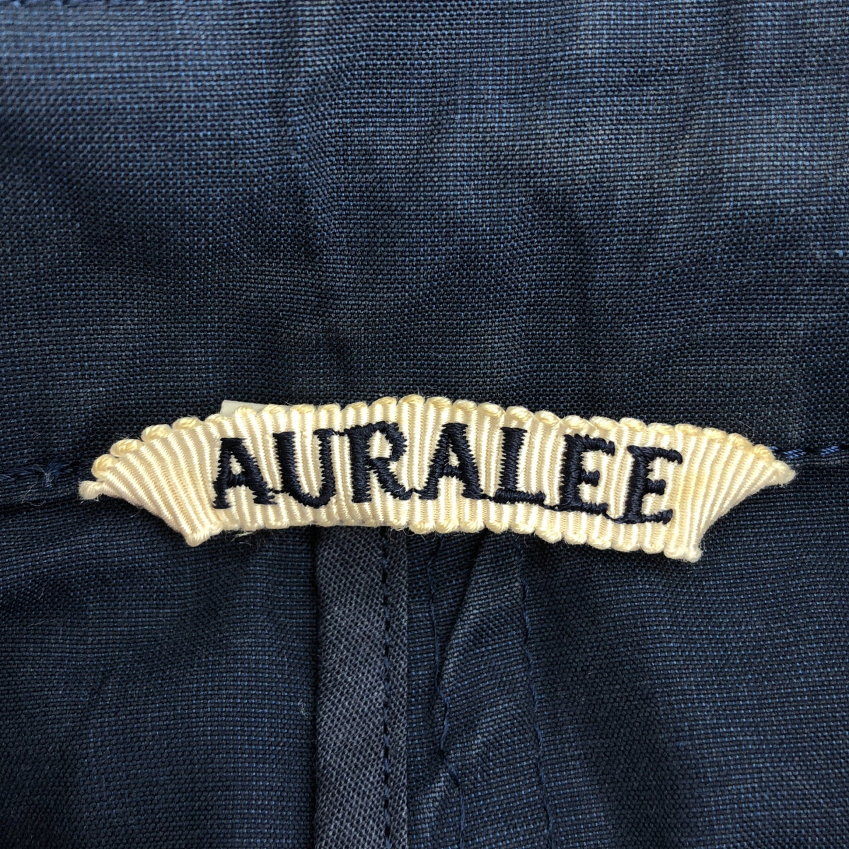 AURALEE / オーラリー | コットン ステンカラーコート | 1 | ネイビー | レディース