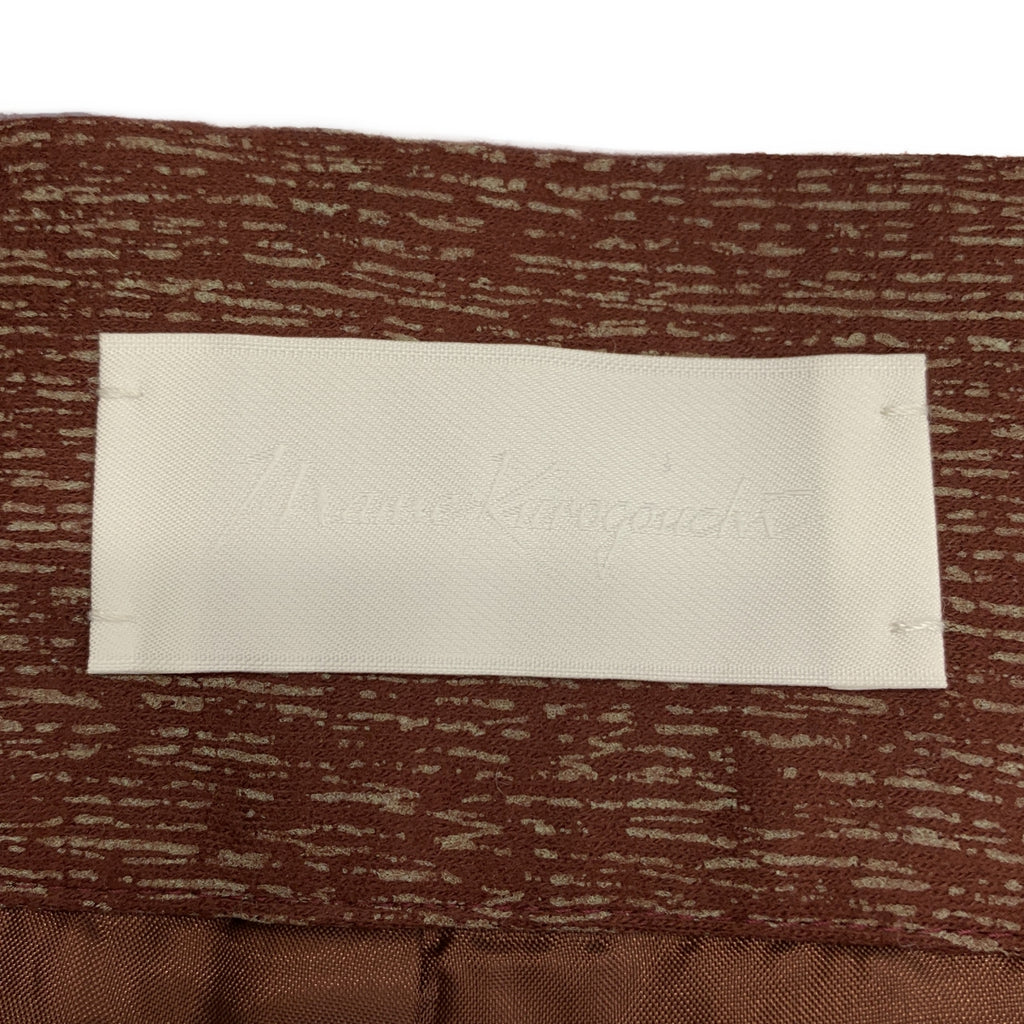 Mame Kurogouchi / 마메쿠로고우치 | 2023AW | Wool Smooth Flared Trousers 스트라이프 무늬 울 스무스 플레어 트라우저 팬츠 | 1 |