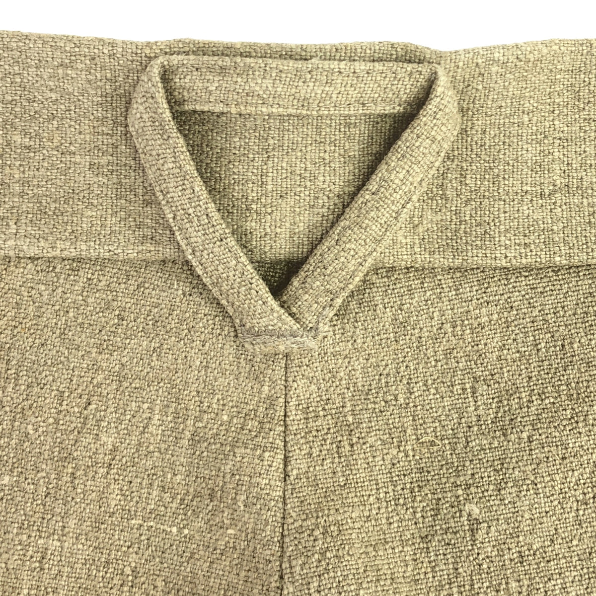 BOTTEGA VENETA / Bottega Veneta | Linen slacks pants | 34 | Beige | Women's