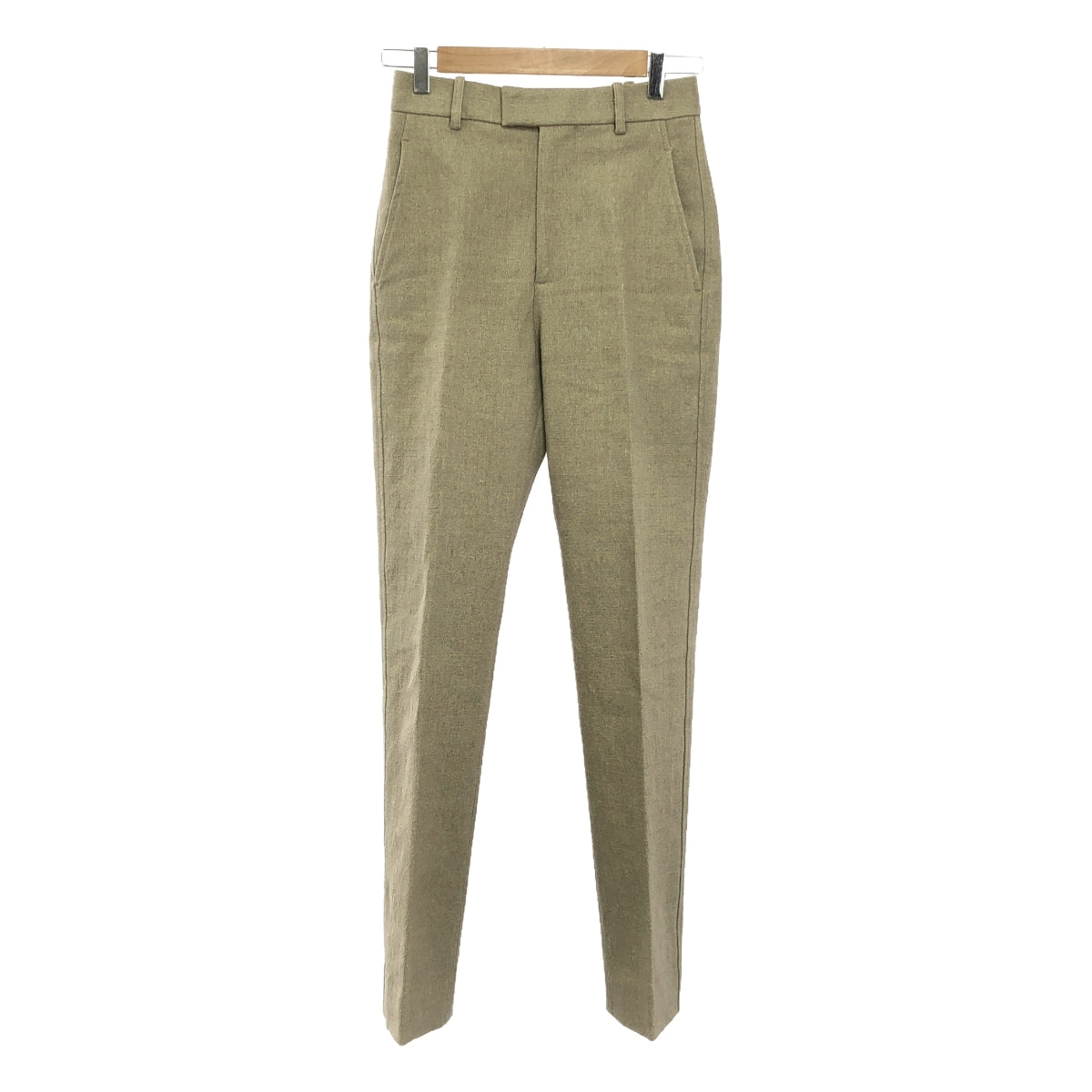 BOTTEGA VENETA / Bottega Veneta | Linen slacks pants | 34 | Beige | Women's