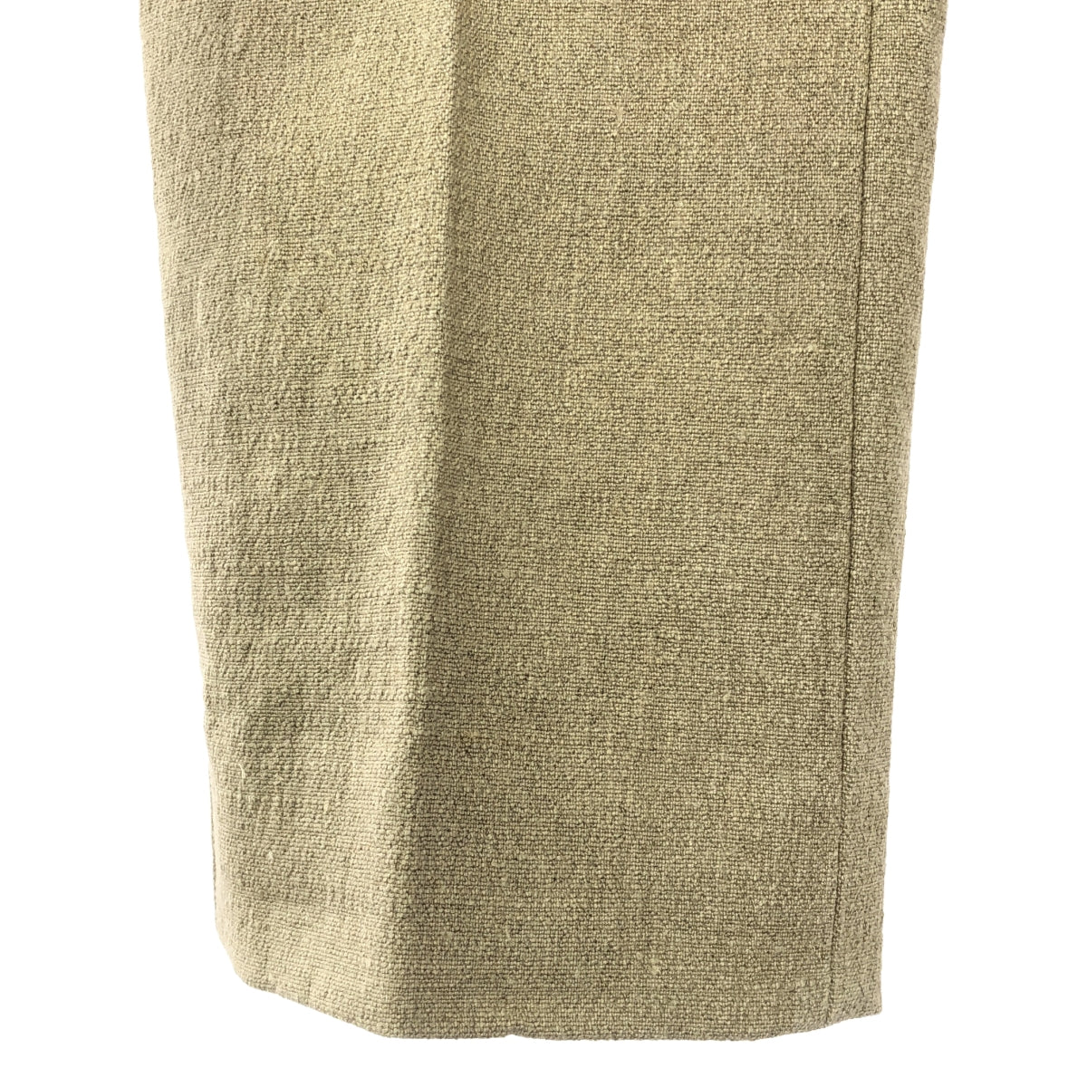 BOTTEGA VENETA / Bottega Veneta | Linen slacks pants | 34 | Beige | Women's