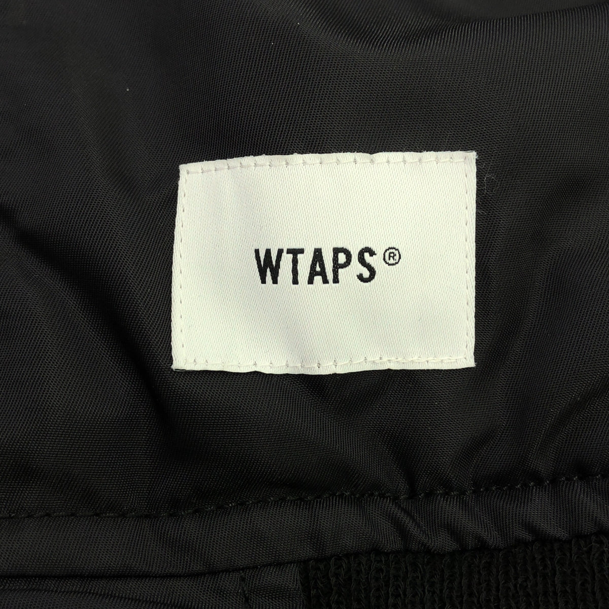 【美品】  WTAPS / ダブルタップス | × NEIGHBORHOOD / ネイバーフッド W1.VE / JACKET. MA-1 / ボンバージャケット ブルゾン | 02 | ブラック | メンズ
