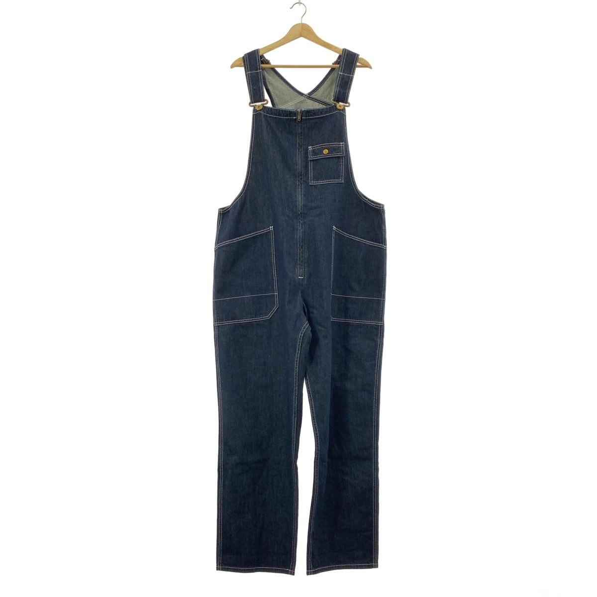 Dickies | 深海軍藍標誌牛仔背帶褲 | L 碼 | 男款