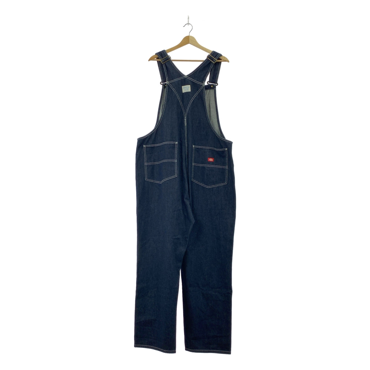 Dickies | 深海軍藍標誌牛仔背帶褲 | L 碼 | 男款