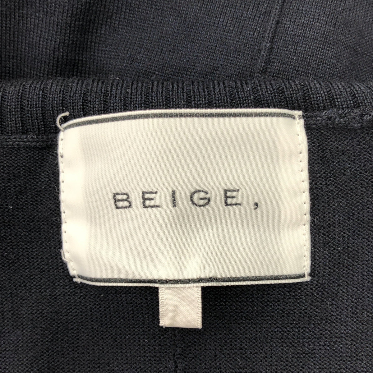 BEIGE, / 베이지 | 바이 컬러 터틀넥 니트 | 4 | 여성