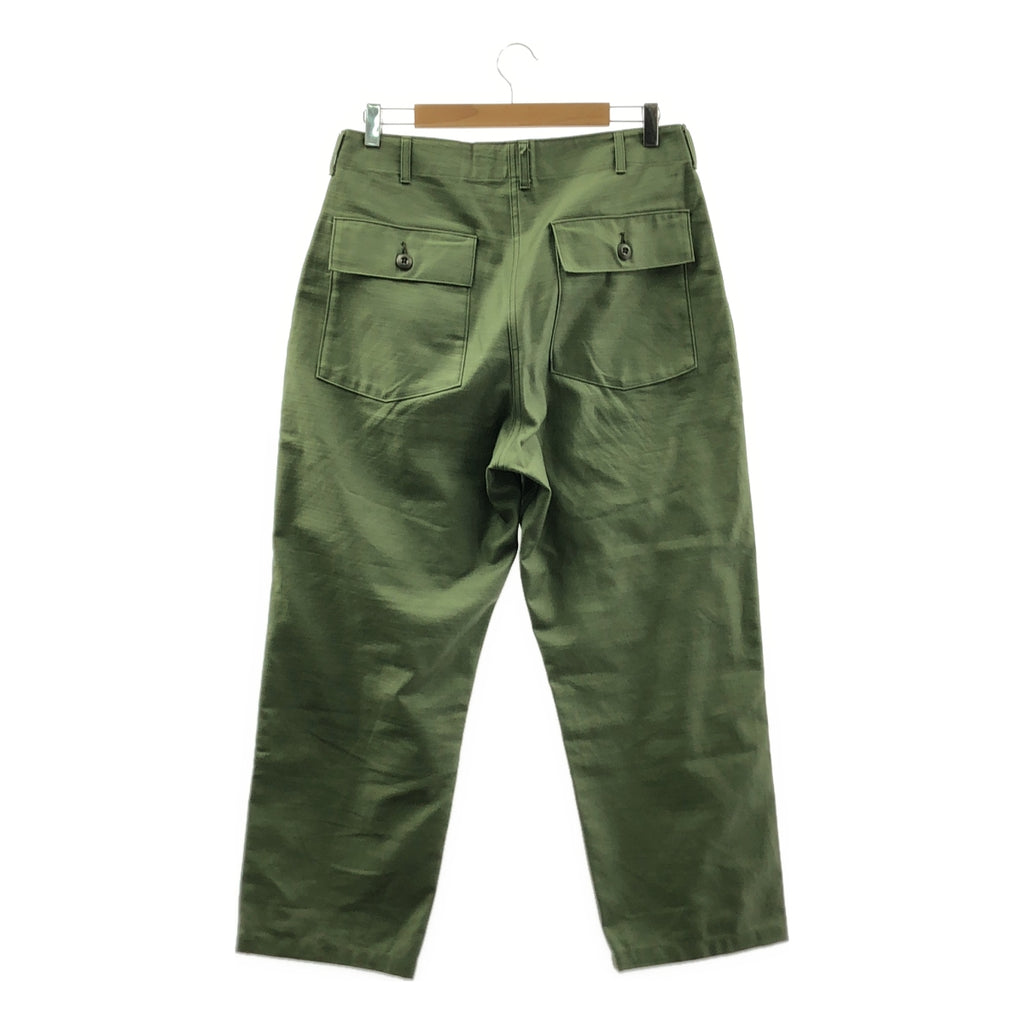 CIOTA | Supima棉不規則紗線緞面貝克褲 | 5碼 | 男士