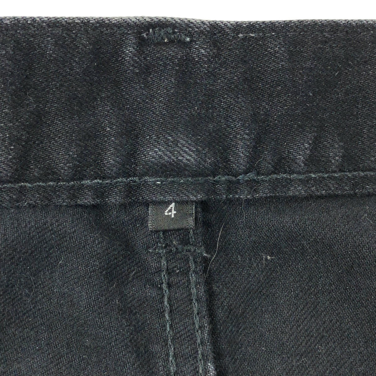 ripvanwinkle / Rip Van Winkle | 3D cut stretch black denim pants | Size 4 | Black | Men's