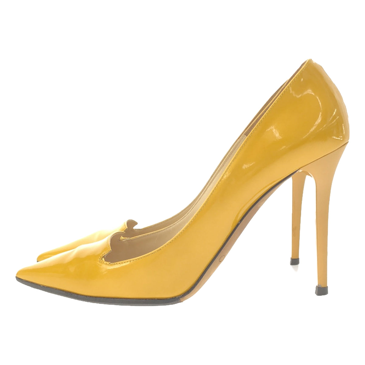 JIMMY CHOO | SHINY ENAMEL PATENT | Patent leather pointed toe heel pumps | 37 | Women's