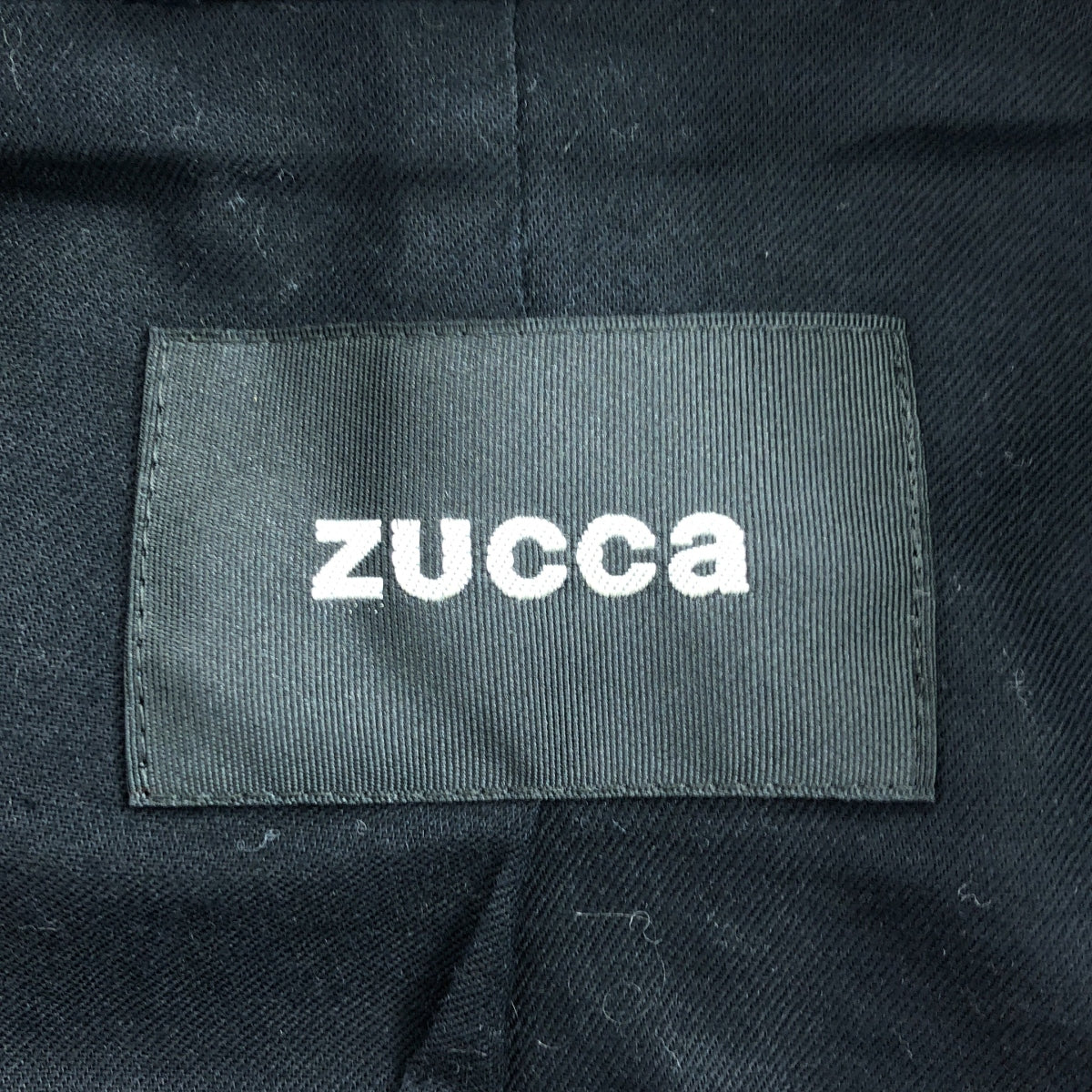 ZUCCa / ズッカ | ウール ダブルジャケット Pコート  / 総裏地 | S | ブラック | レディース