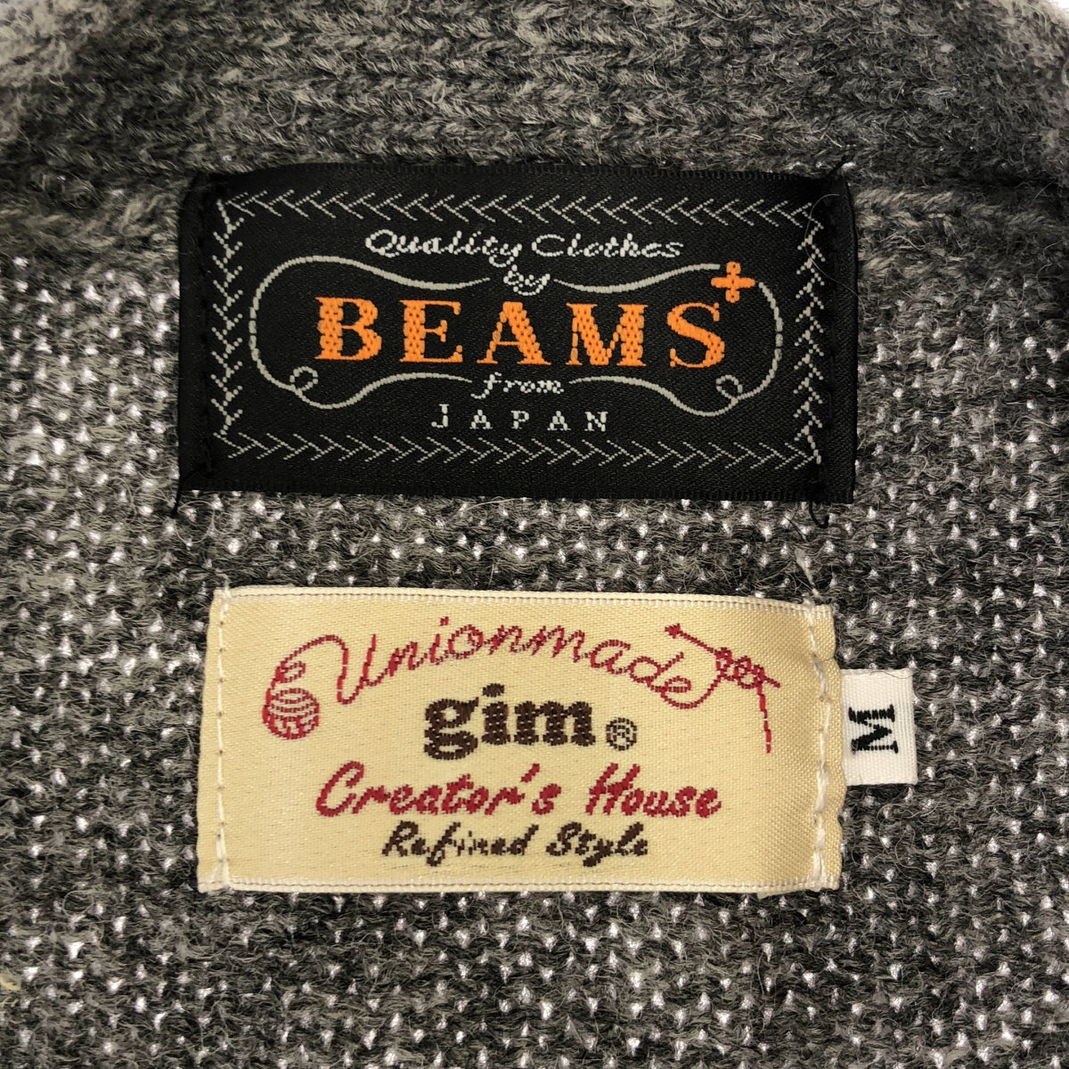 BEAMS PLUS / 빔 스플러스 | GIM FAIR ISLE KNIT VEST 울 자가드 페어아일 니트 베스트 | M | 남성