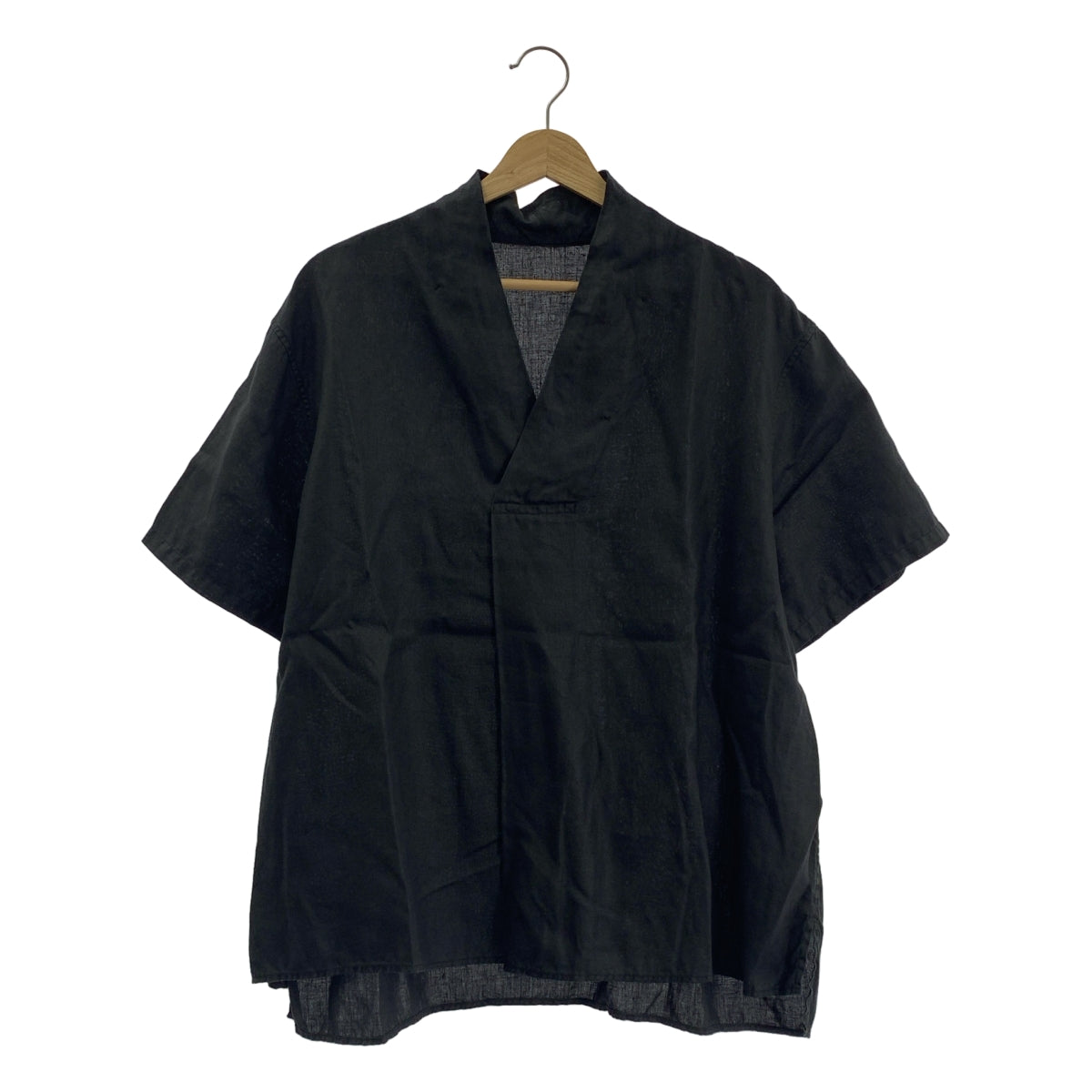 MITTAN / 미탄 | 2024SS | 린넨 넥 풀오버 블라우스 셔츠 |