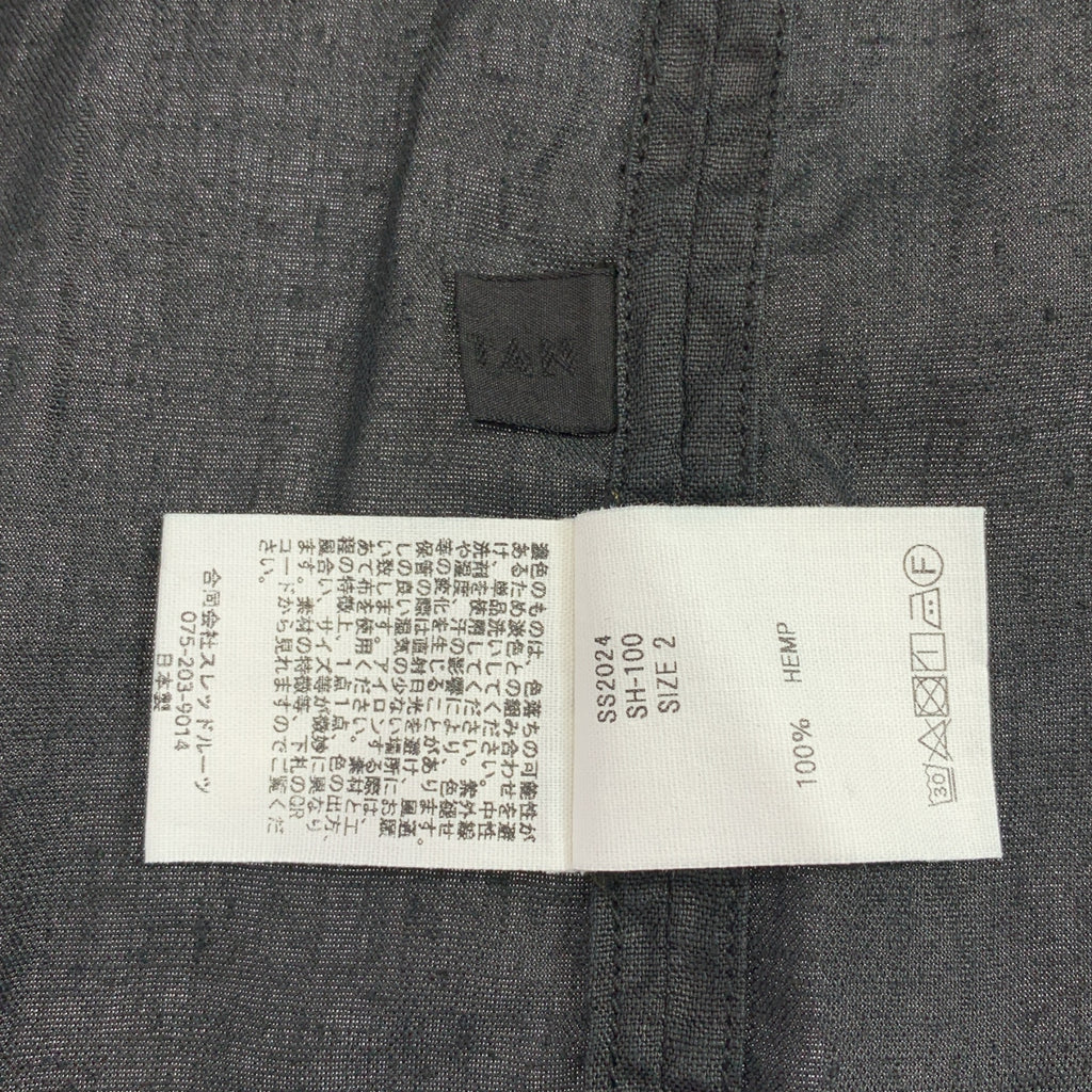 MITTAN / 미탄 | 2024SS | 린넨 넥 풀오버 블라우스 셔츠 |