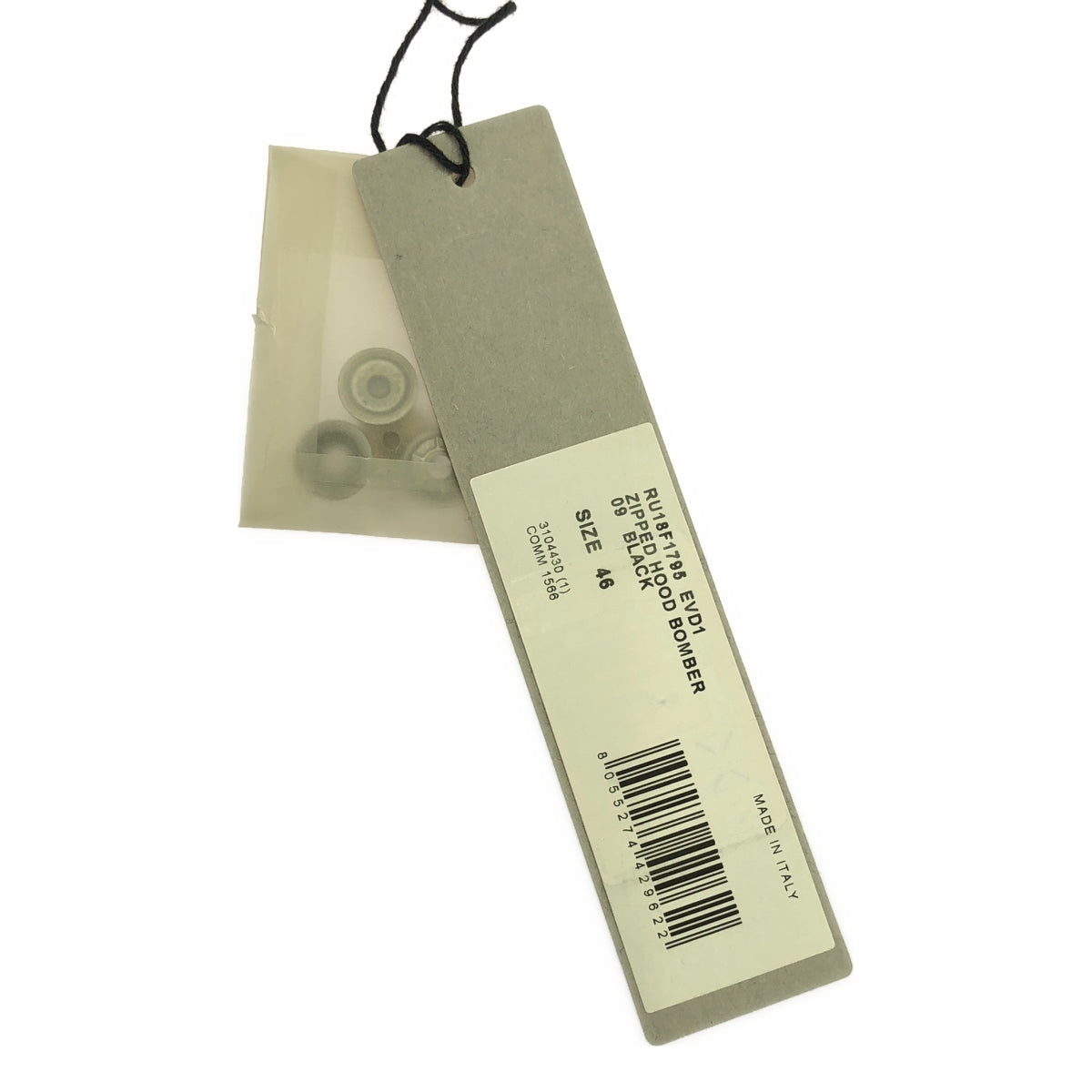 【美品】  Rick Owens / リックオウエンス | 2018AW | HOODED DOWN BOMBER JACKET ボンバージャケット | 46 | ブラック | メンズ