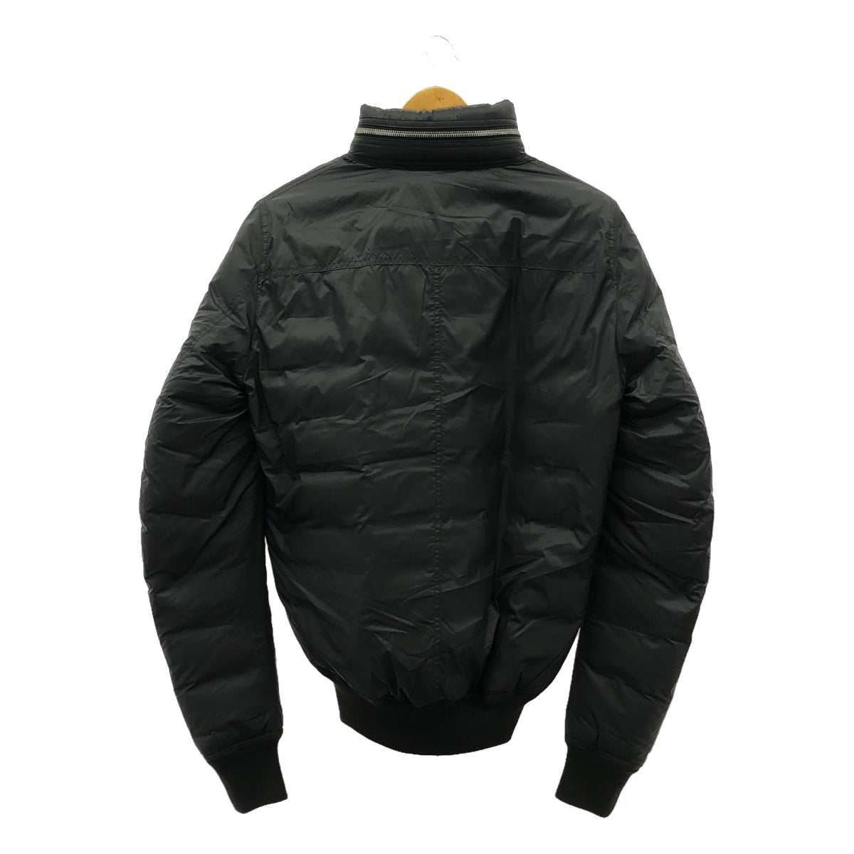【美品】  Rick Owens / リックオウエンス | 2018AW | HOODED DOWN BOMBER JACKET ボンバージャケット | 46 | ブラック | メンズ