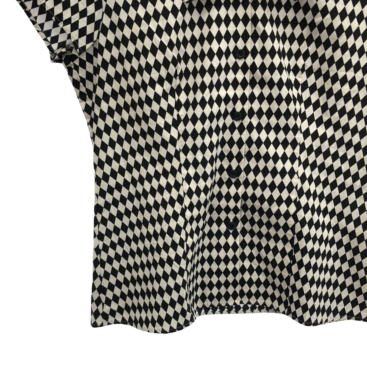 HYSTERIC GLAMOUR / ヒステリックグラマー | Hysterics / ヒステリックス コットン 総柄 シャツ | F | ホワイト/ブラック | レディース