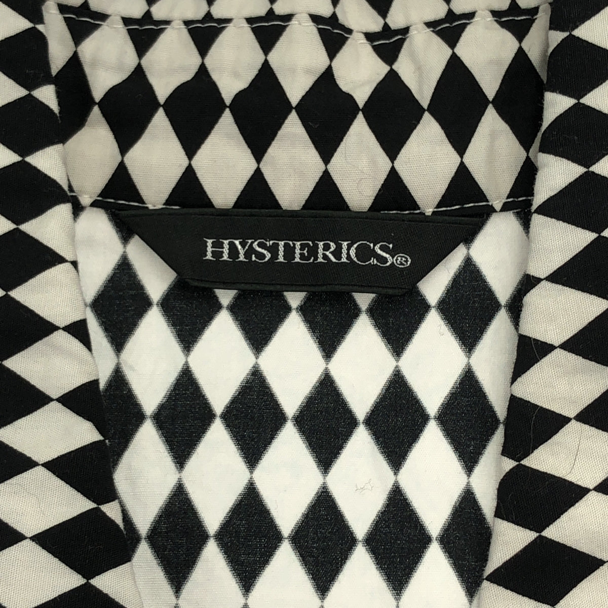 HYSTERIC GLAMOUR / ヒステリックグラマー | Hysterics / ヒステリックス コットン 総柄 シャツ | F | ホワイト/ブラック | レディース