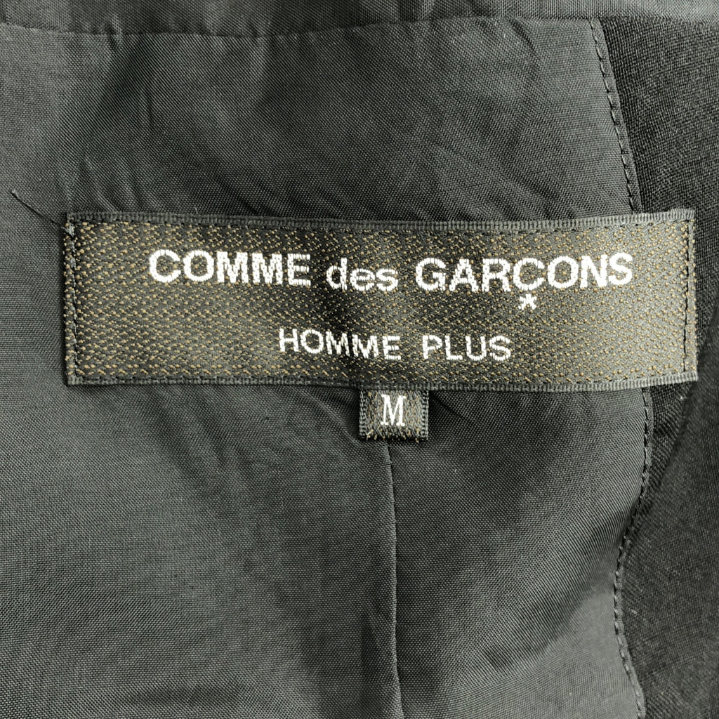 COMME des GARCONS HOMME PLUS / 콤데 갤슨 옴플루스 | 2014SS | 변형 도킹 레이어드 어저스터 싱글 브레스트 재킷 | M | 남성
