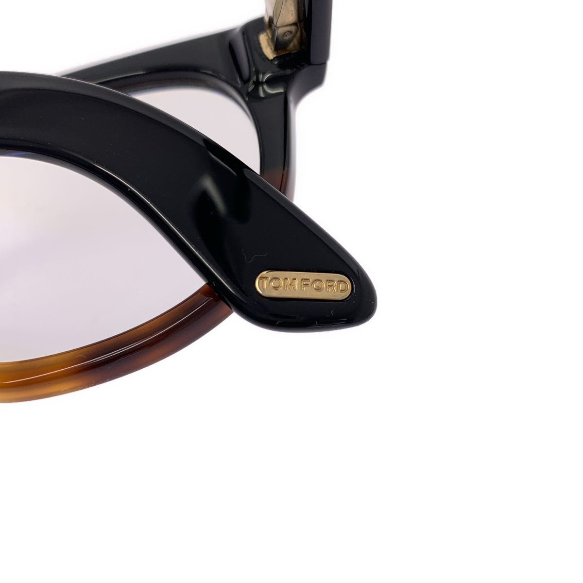 【미품】 TOM FORD / 톰 포드 | 웰링턴 프레임 안경 아이웨어 | 50◻︎21 145 | 블랙/호피