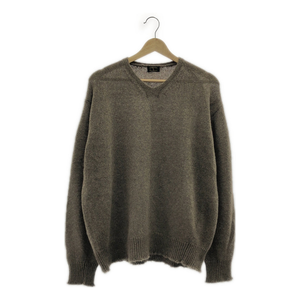 【新品】  MAATEE&SONS / マーティー&サンズ | 2024AW | カシミヤミンク LOOSE V SWEATER ルーズ ニット セーター | 2 | NATURALBRWN / ナチュラルブラウン | メンズ